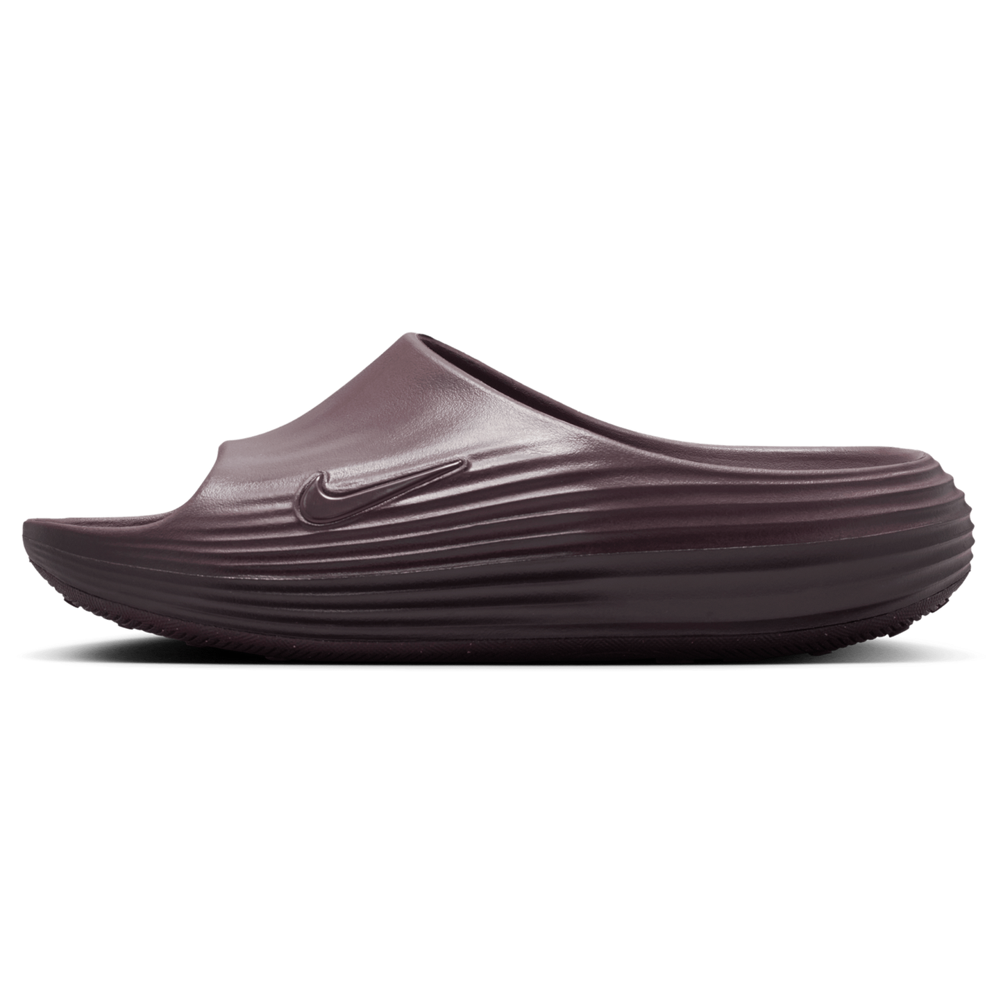 Nike ReactX Rejuven8 Slides - Women's - Tattoo/Burgundy Ash/Tattoo