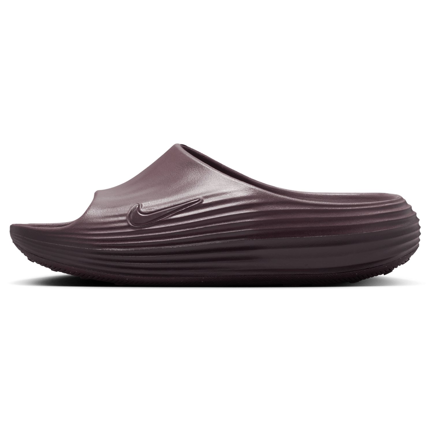 Nike ReactX Rejuven8 Slides - Women's - Tattoo/Burgundy Ash/Tattoo