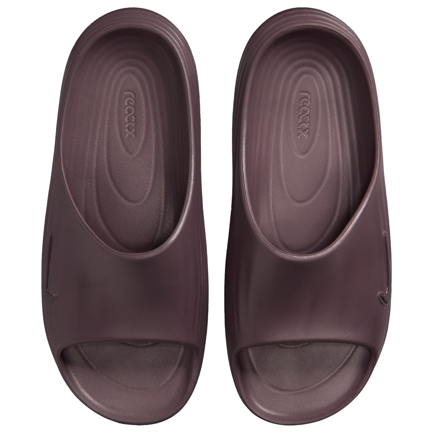 Nike ReactX Rejuven8 Slides - Women's - Tattoo/Burgundy Ash/Tattoo