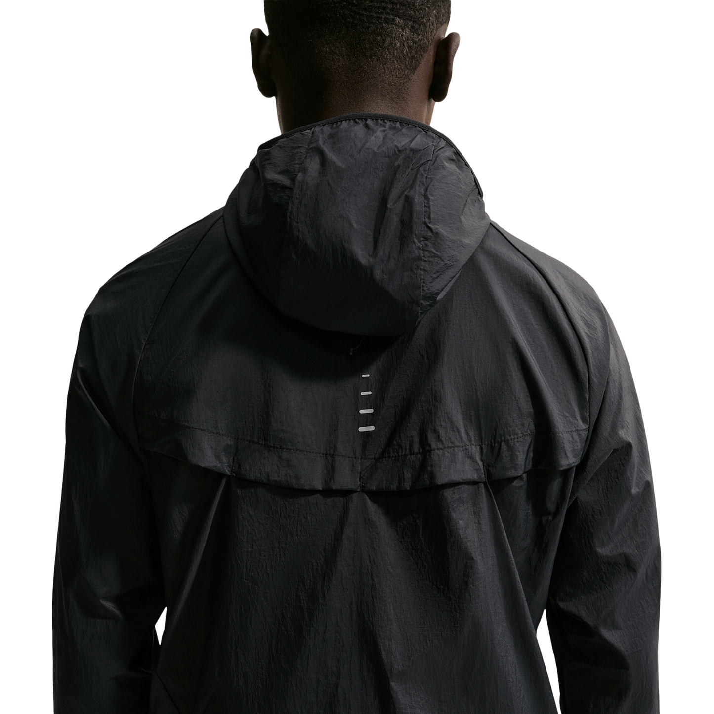 Nike UV RPL STRIDE JACKET - Men's - Black/Reflective Silver/Black