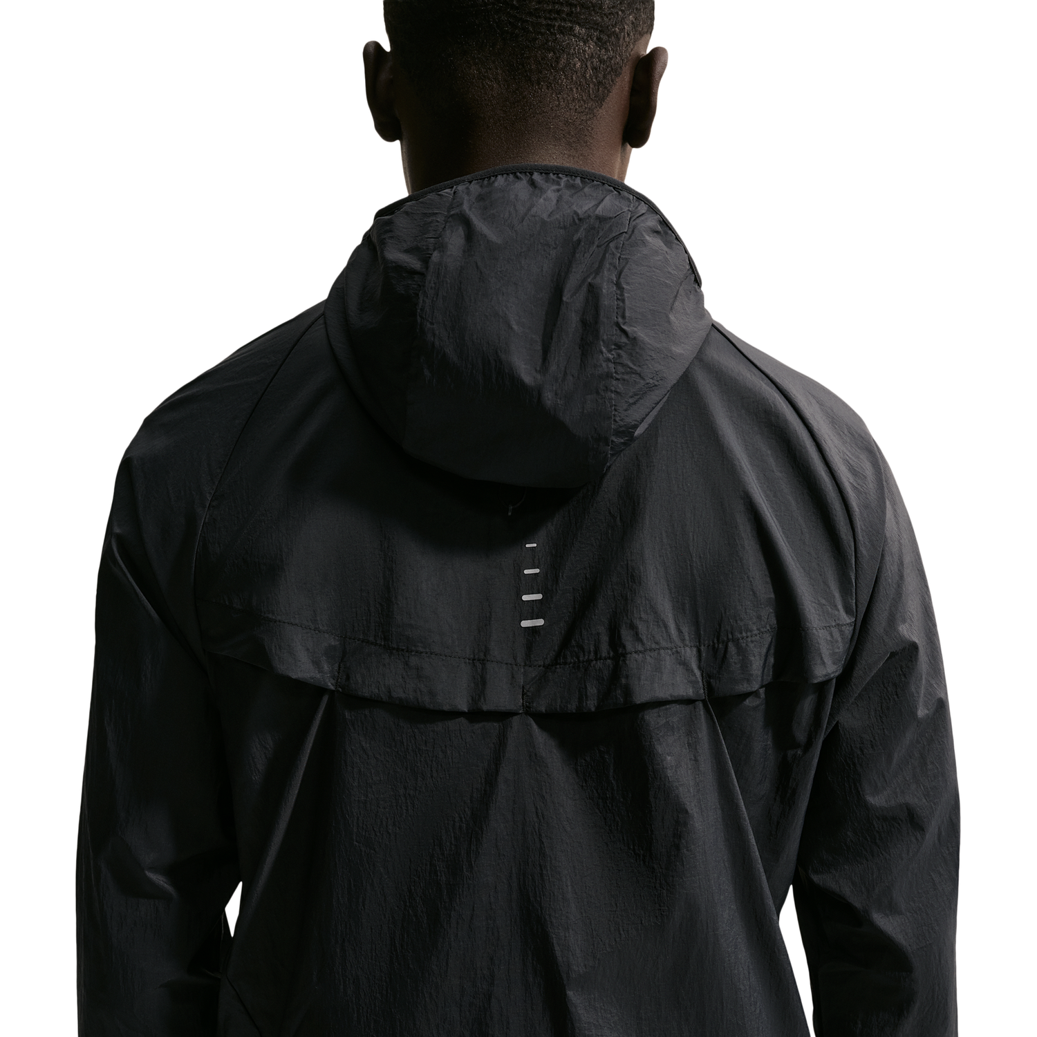 Nike UV RPL STRIDE JACKET - Men's - Black/Reflective Silver/Black