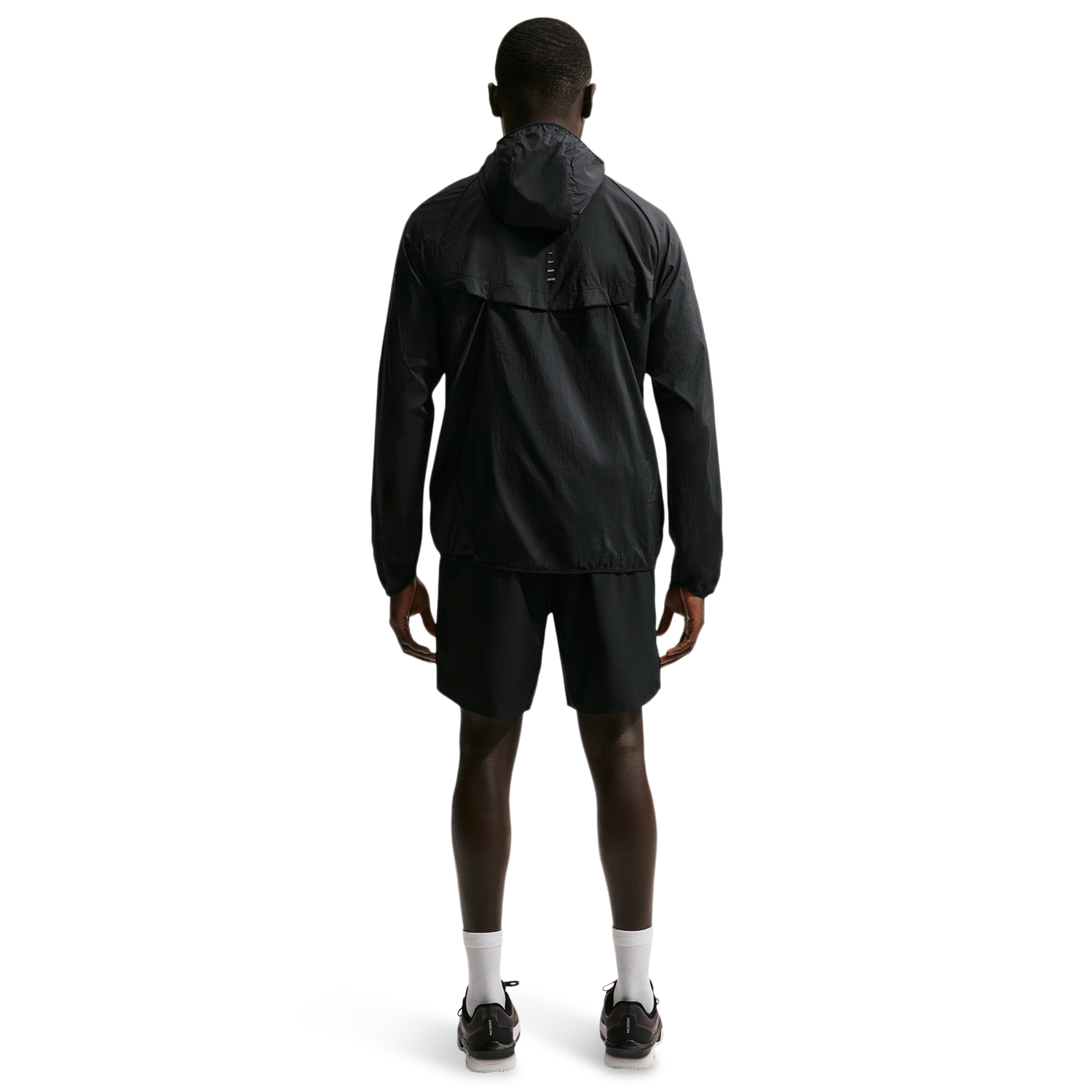 Nike UV RPL STRIDE JACKET - Men's - Black/Reflective Silver/Black