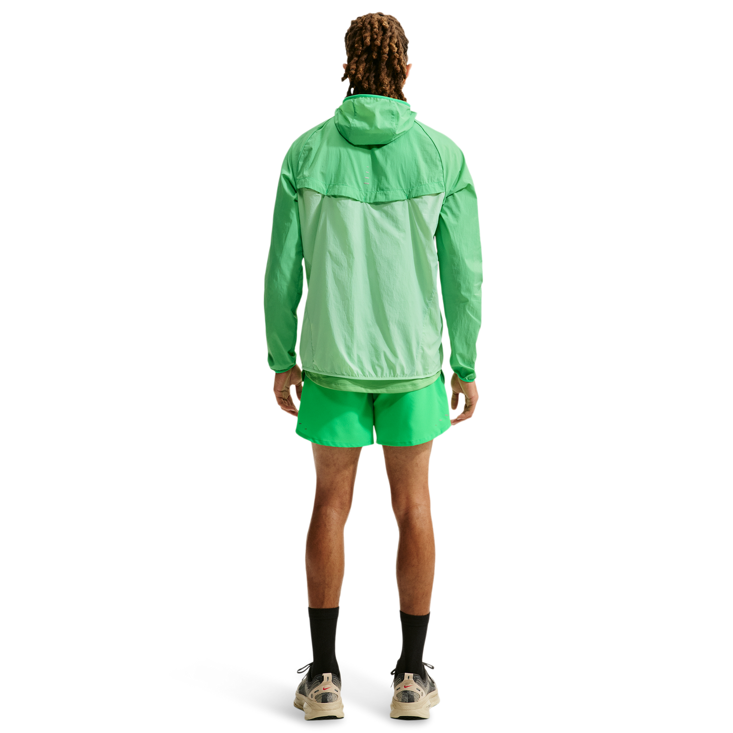Nike UV RPL STRIDE JACKET - Men's - Green Spark/Cucumber Calm/Reflective Silver