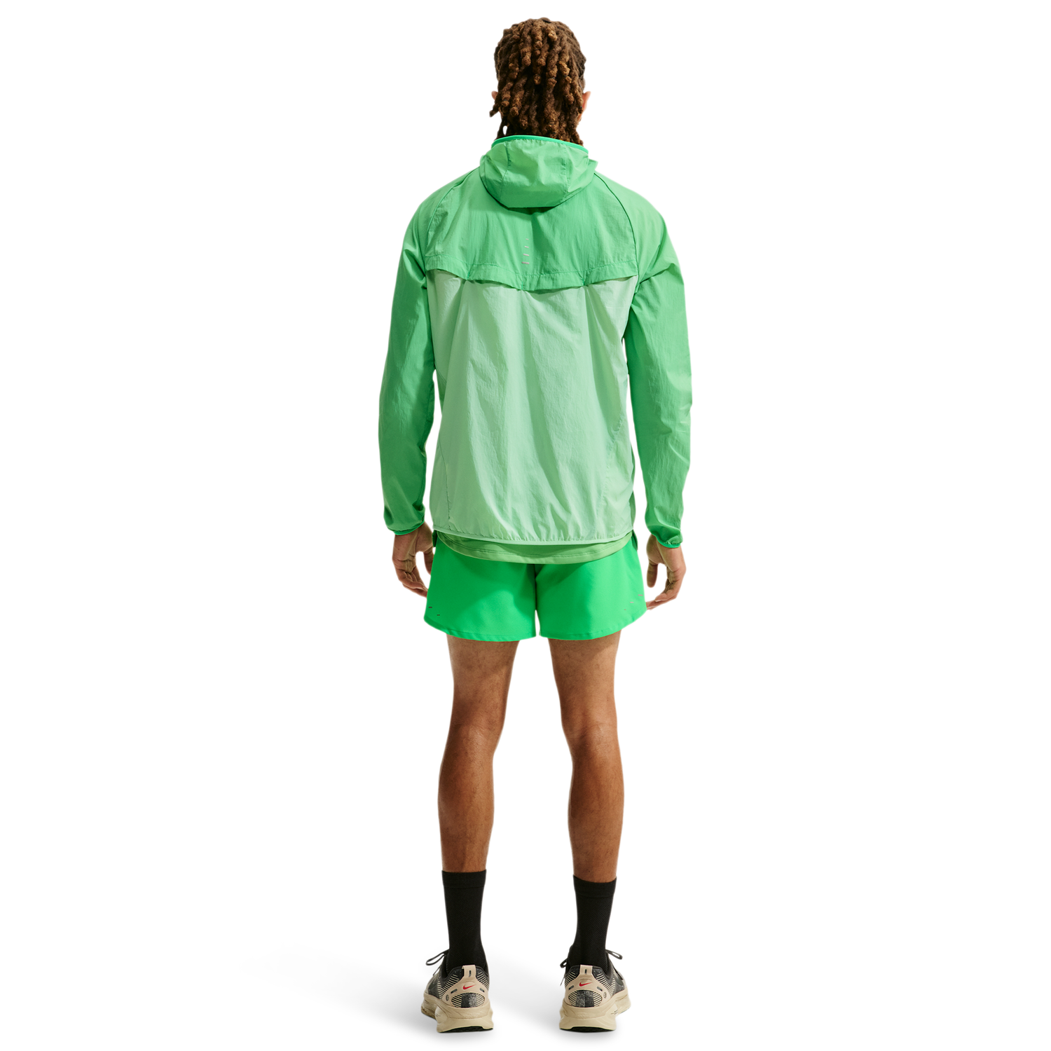 Nike UV RPL STRIDE JACKET - Men's - Green Spark/Cucumber Calm/Reflective Silver