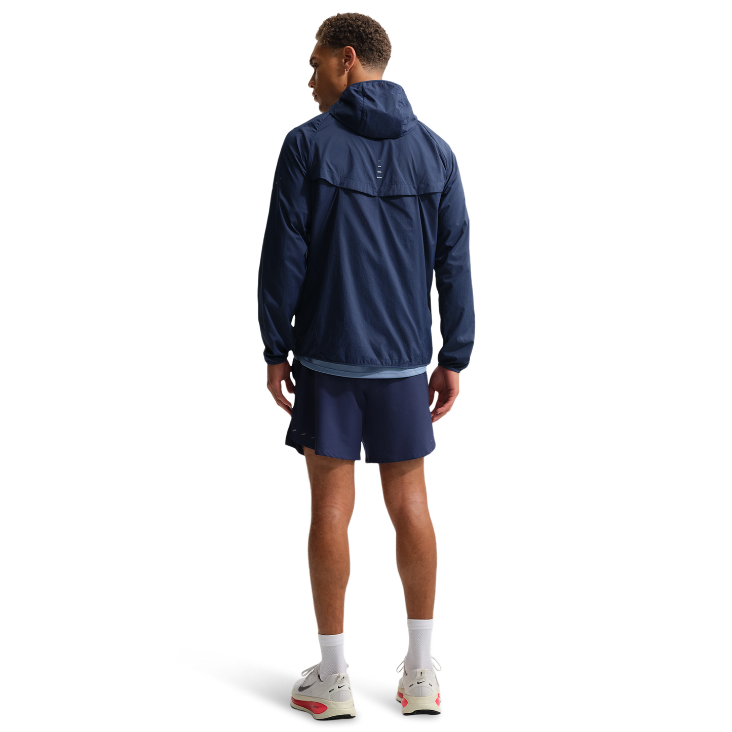 Nike UV RPL STRIDE JACKET - Men's - Midnight Navy/Midnight Navy/Reflective Silver