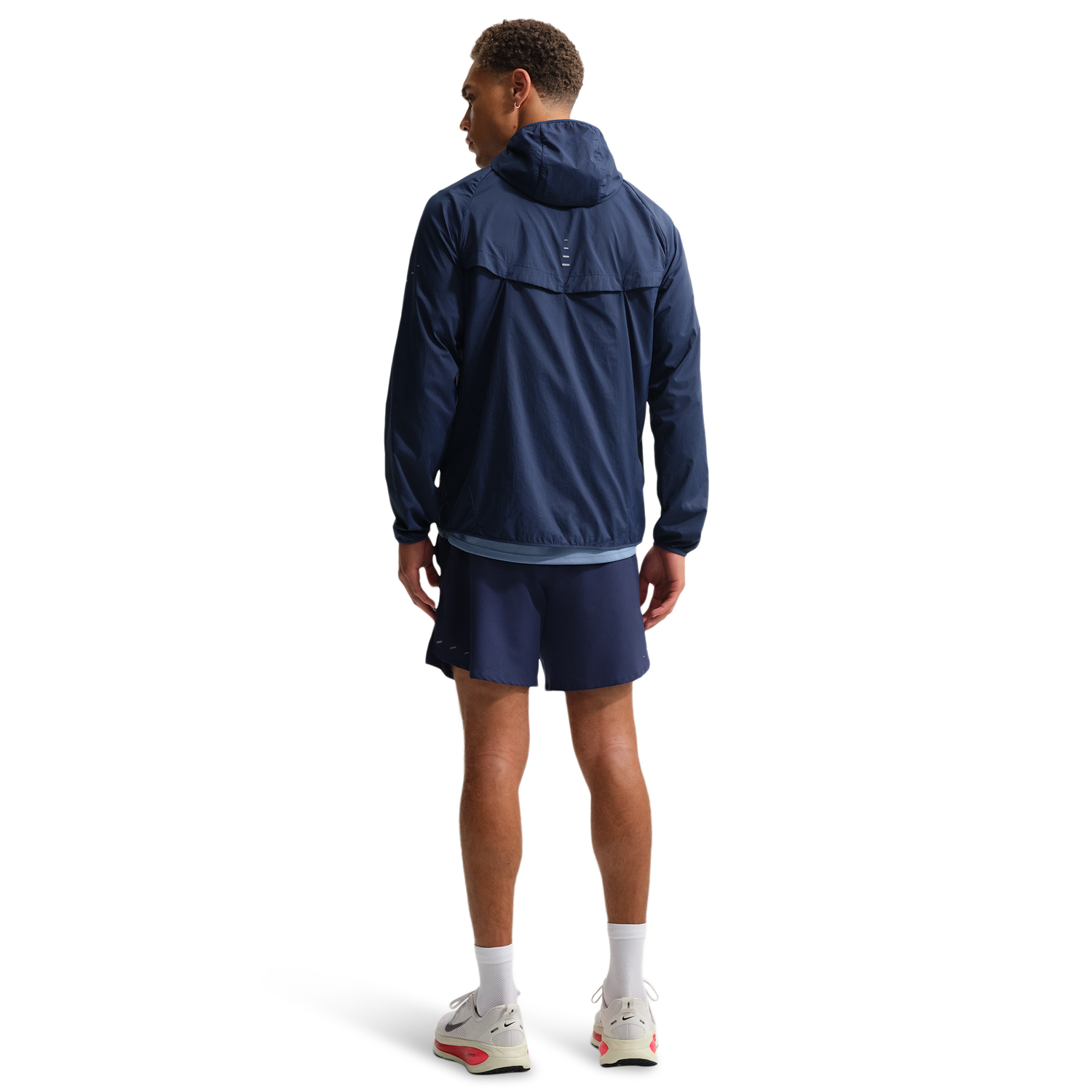 Nike UV RPL STRIDE JACKET - Men's - Midnight Navy/Midnight Navy/Reflective Silver