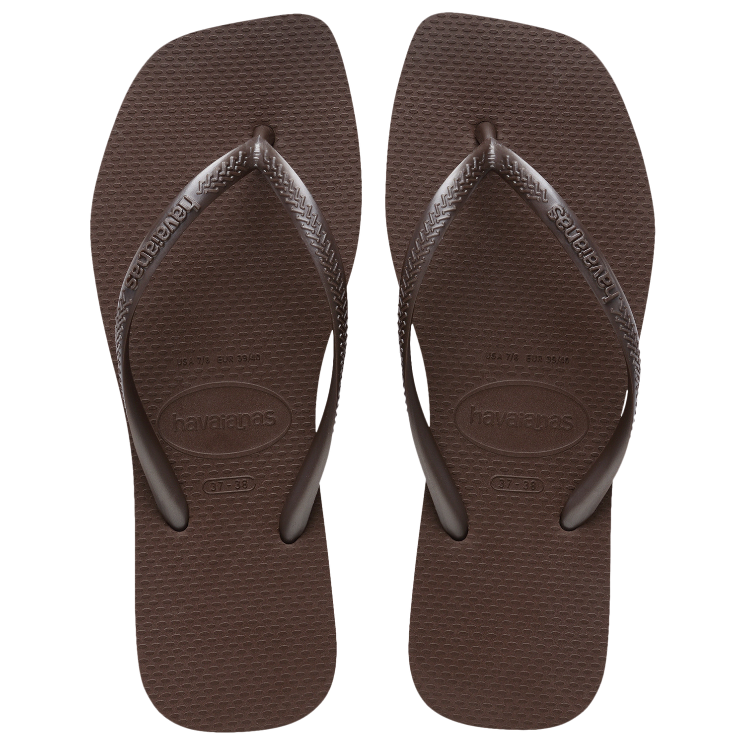 Havaianas Slim Square Sandals - Women's - Brown