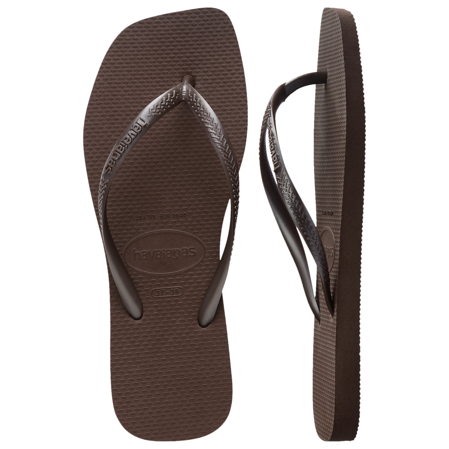 Havaianas Slim Square Sandals - Women's - Brown