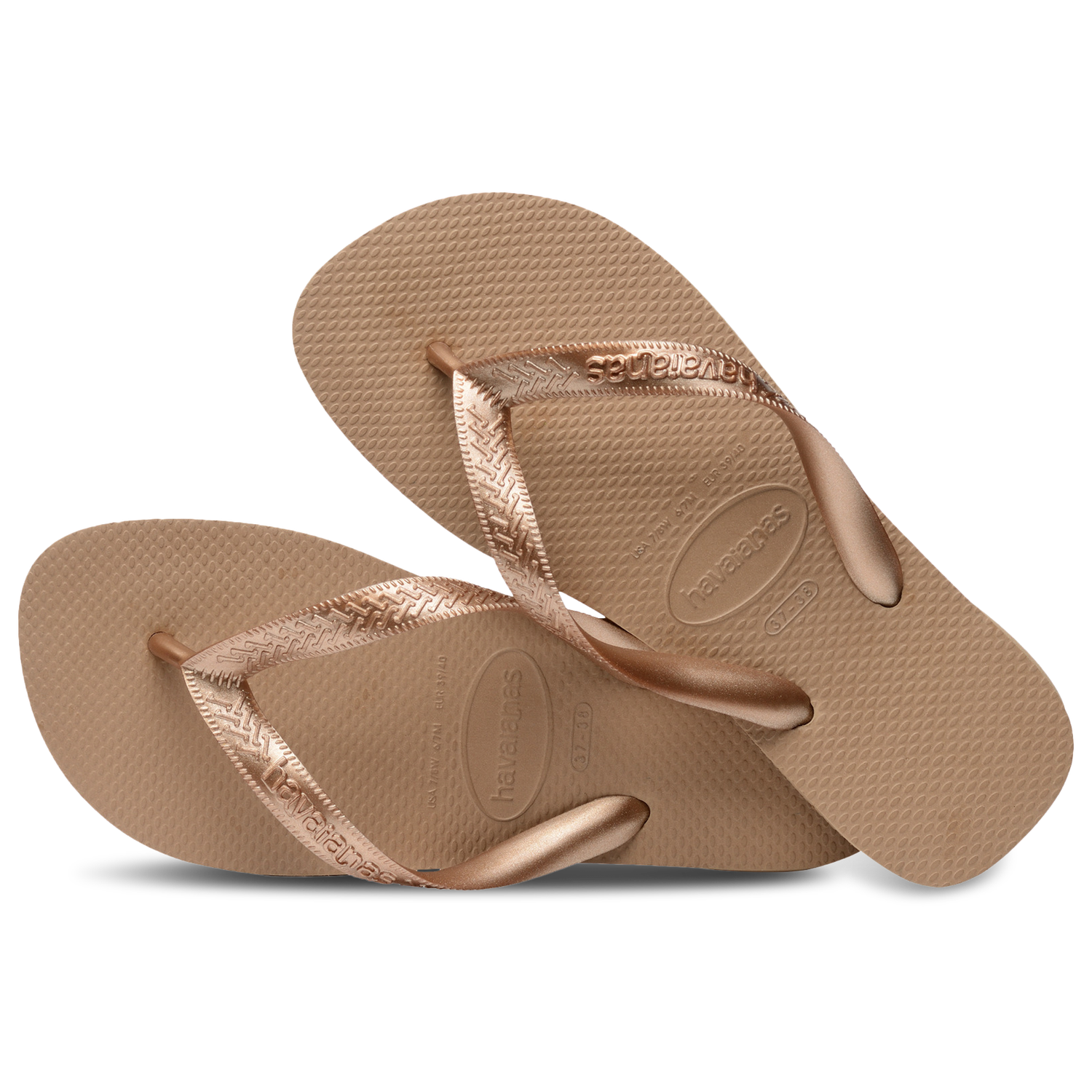 Havaianas Top Tiras Sandals - Women's - Gold