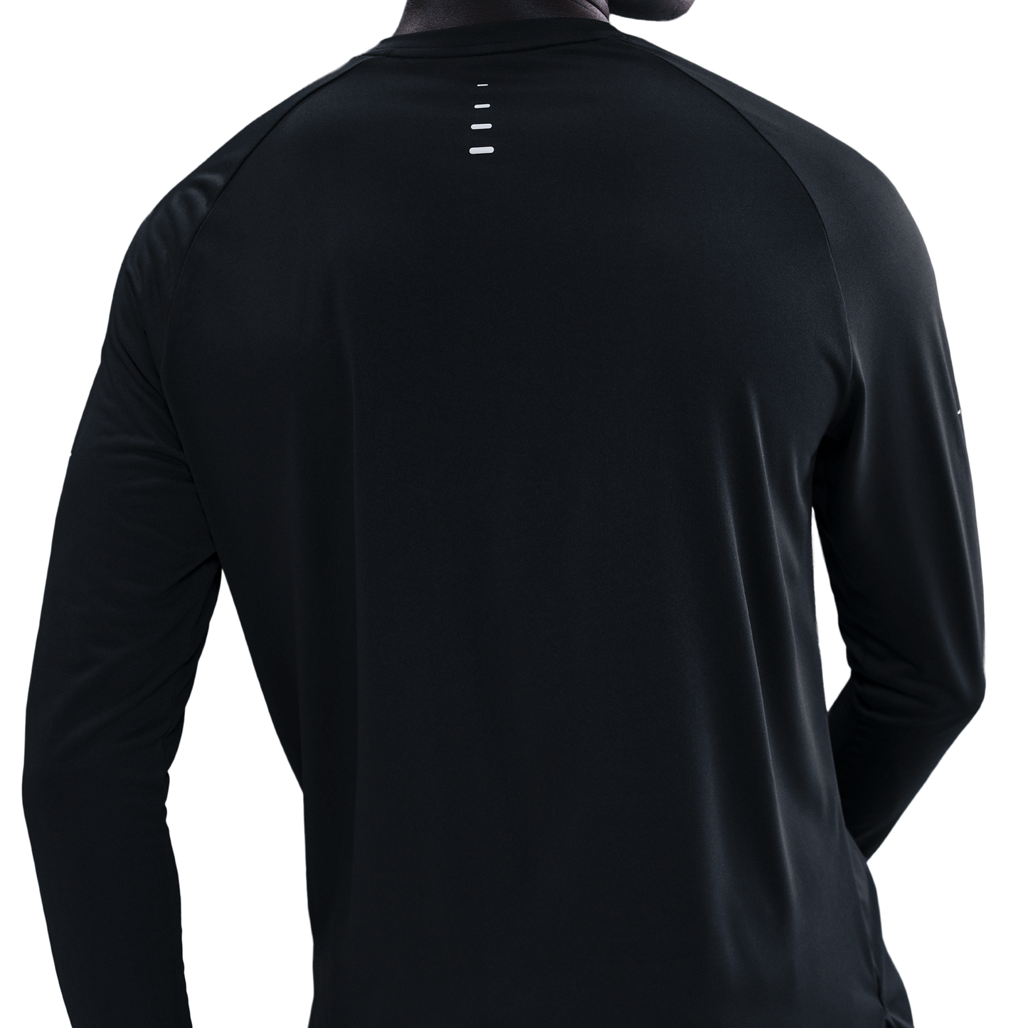 Nike Dri-FIT Adv Stride LS Top - Men's - Black/Reflective Silver