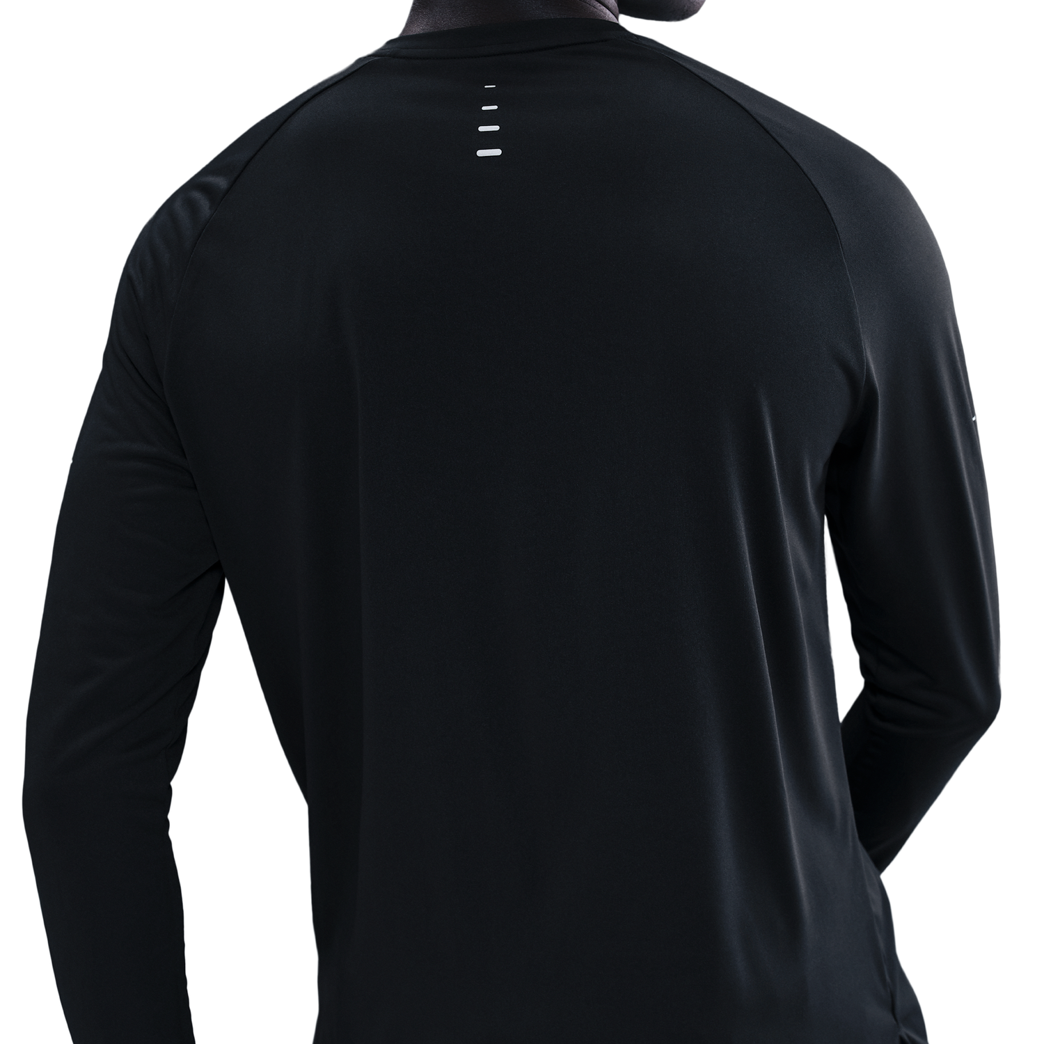 Nike Dri-FIT Adv Stride LS Top - Men's - Black/Reflective Silver