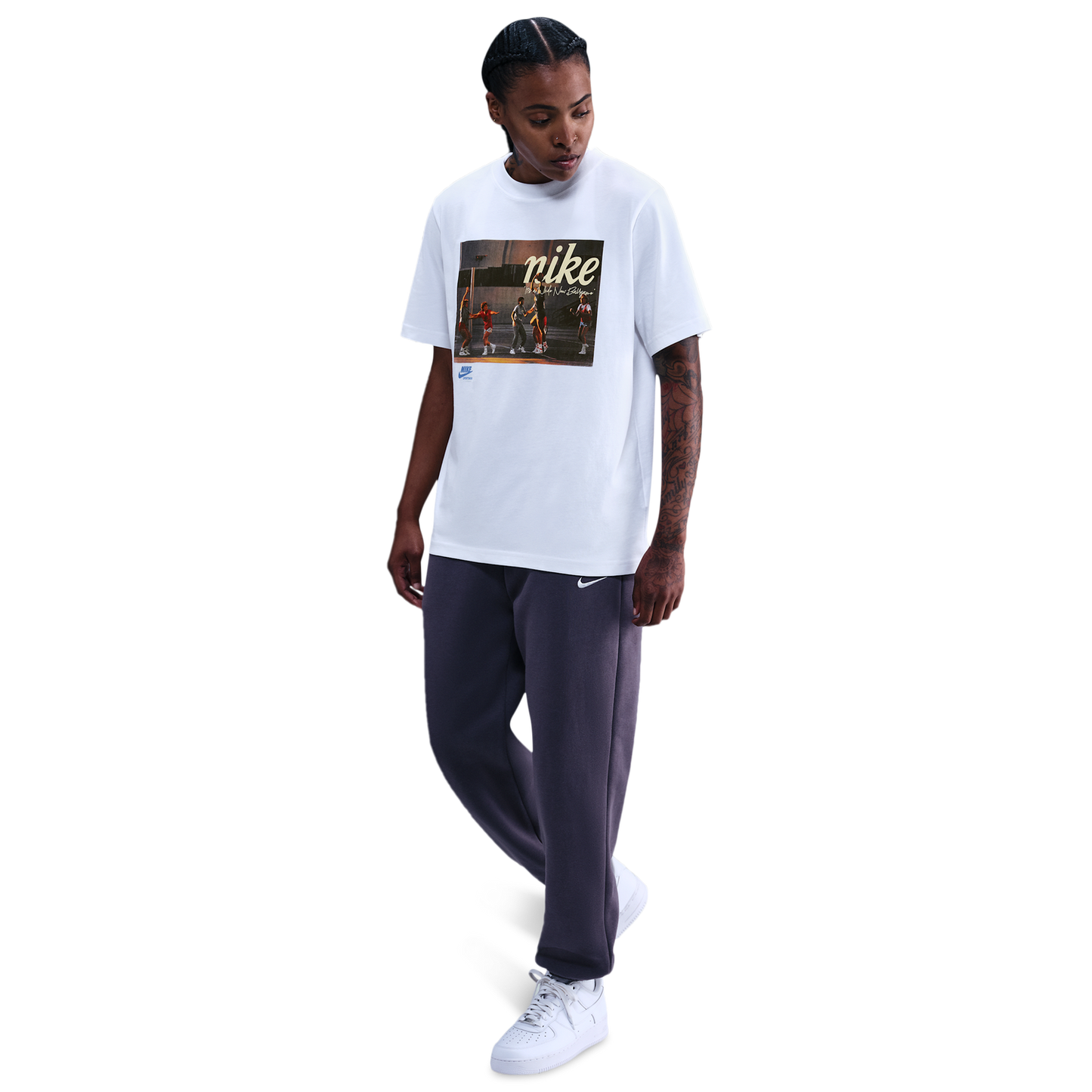 Nike BB Photo T-Shirt - Women's - White