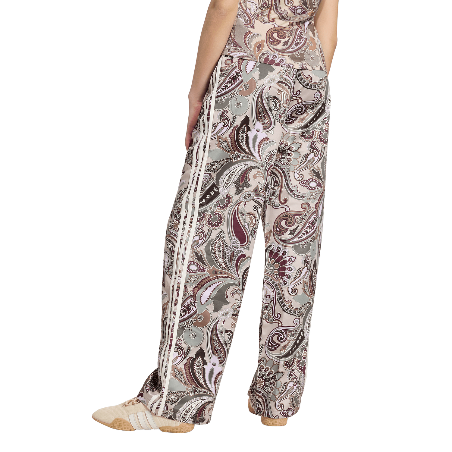 adidas Originals x Liberty London Firebird Satin Pants - Women's - Multicolor/Khaki