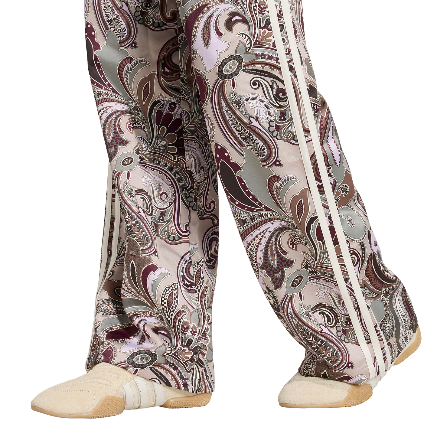 adidas Originals x Liberty London Firebird Satin Pants - Women's - Multicolor/Khaki