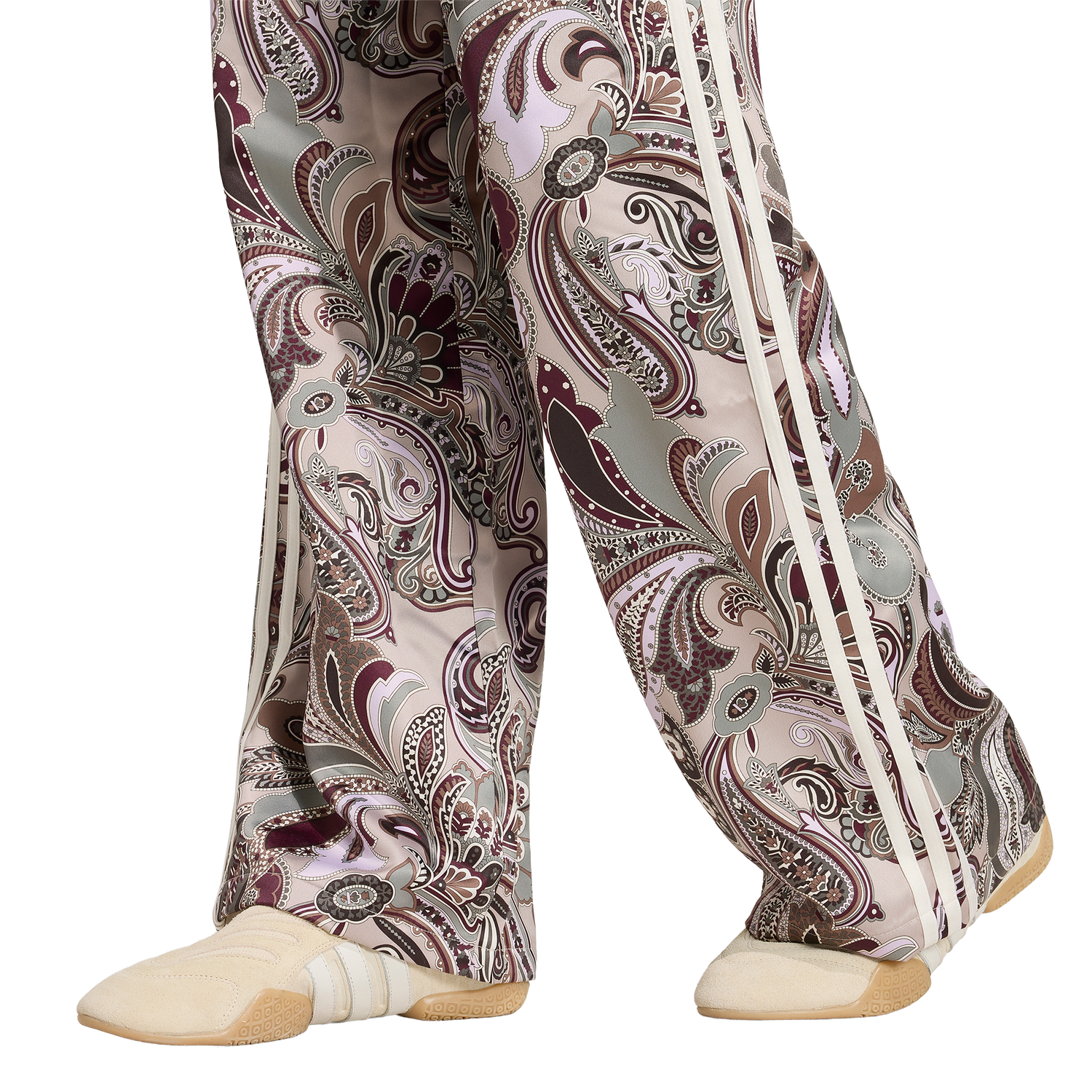 adidas Originals x Liberty London Firebird Satin Pants - Women's - Multicolor/Khaki