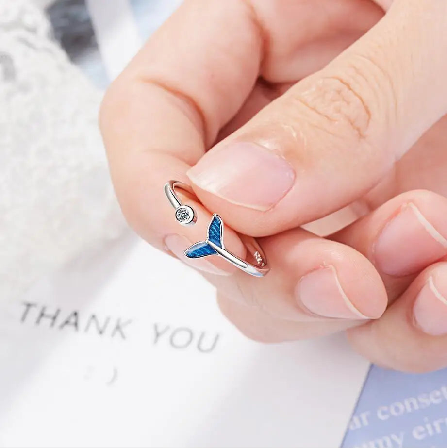 Mermaid Tail Minimalist Ring - foto 5