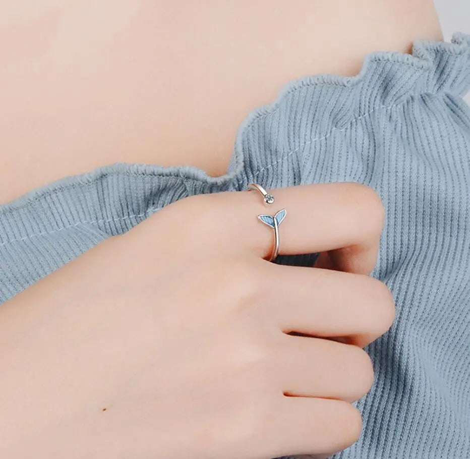 Mermaid Tail Minimalist Ring - foto 3