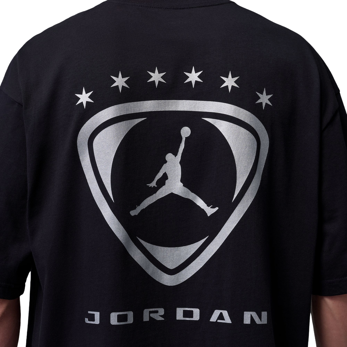 Jordan Brooklyn Oversized Graphic Short Sleeve Crew - Men's - Black/Black