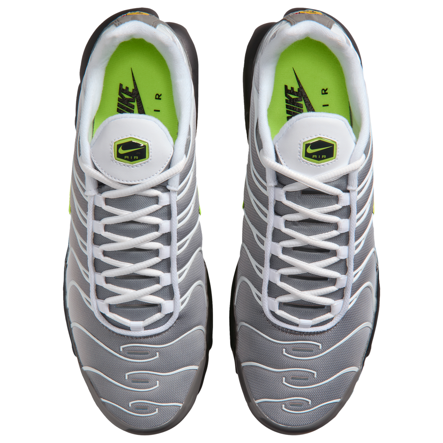 Nike Air Max Plus OG - Men's - Neon Yellow/Gray/White