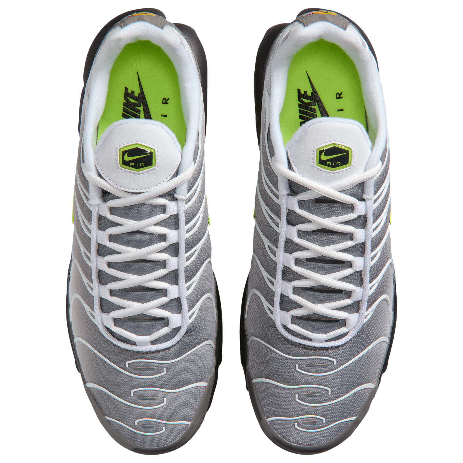 Nike Air Max Plus OG - Men's - Neon Yellow/Gray/White