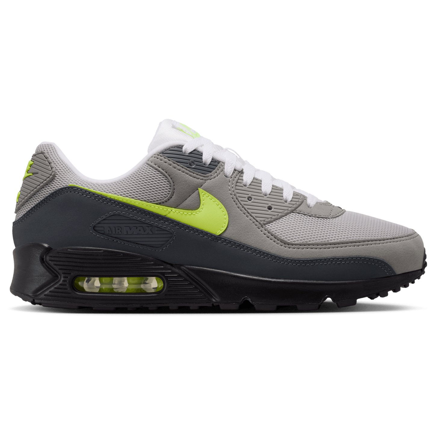 Nike Air Max 90 Prm Reflect - Men's - Neon Yellow/Anthracite/Black