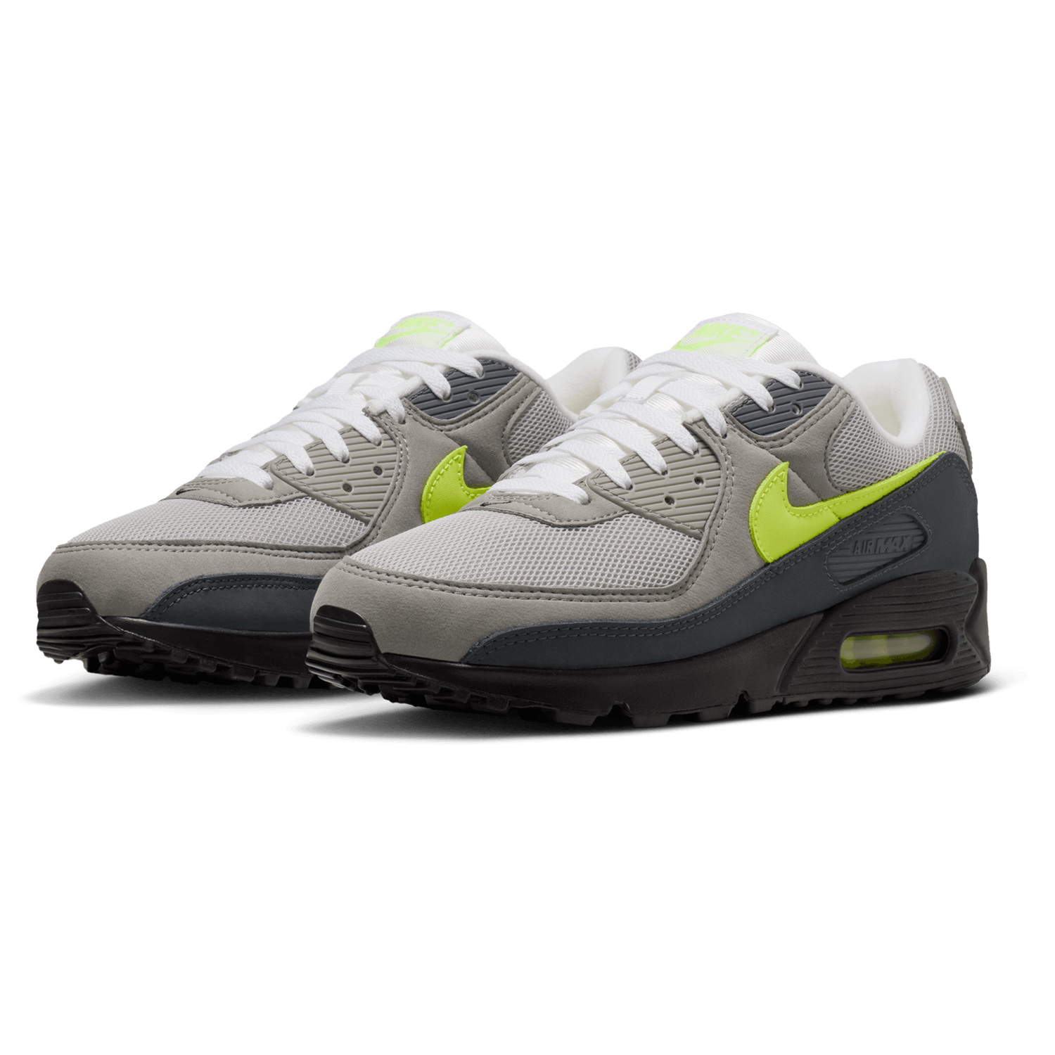 Nike Air Max 90 Prm Reflect - Men's - Neon Yellow/Anthracite/Black
