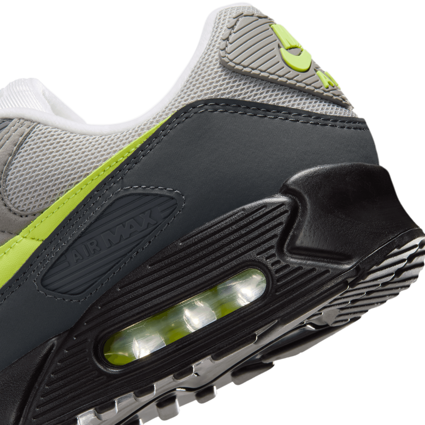Nike Air Max 90 Prm Reflect - Men's - Neon Yellow/Anthracite/Black