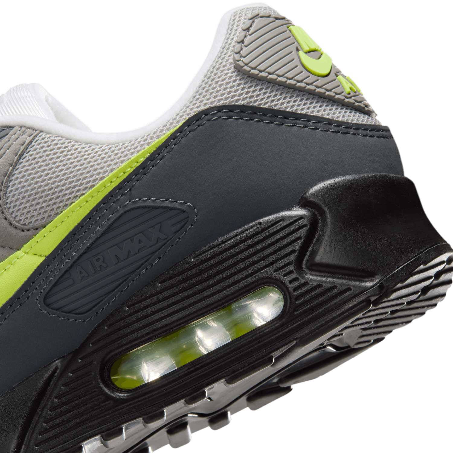 Nike Air Max 90 Prm Reflect - Men's - Neon Yellow/Anthracite/Black