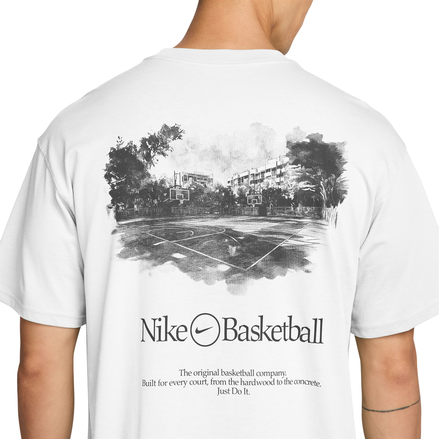 Nike M90 OC Loose T-Shirt - Men's - White/Black