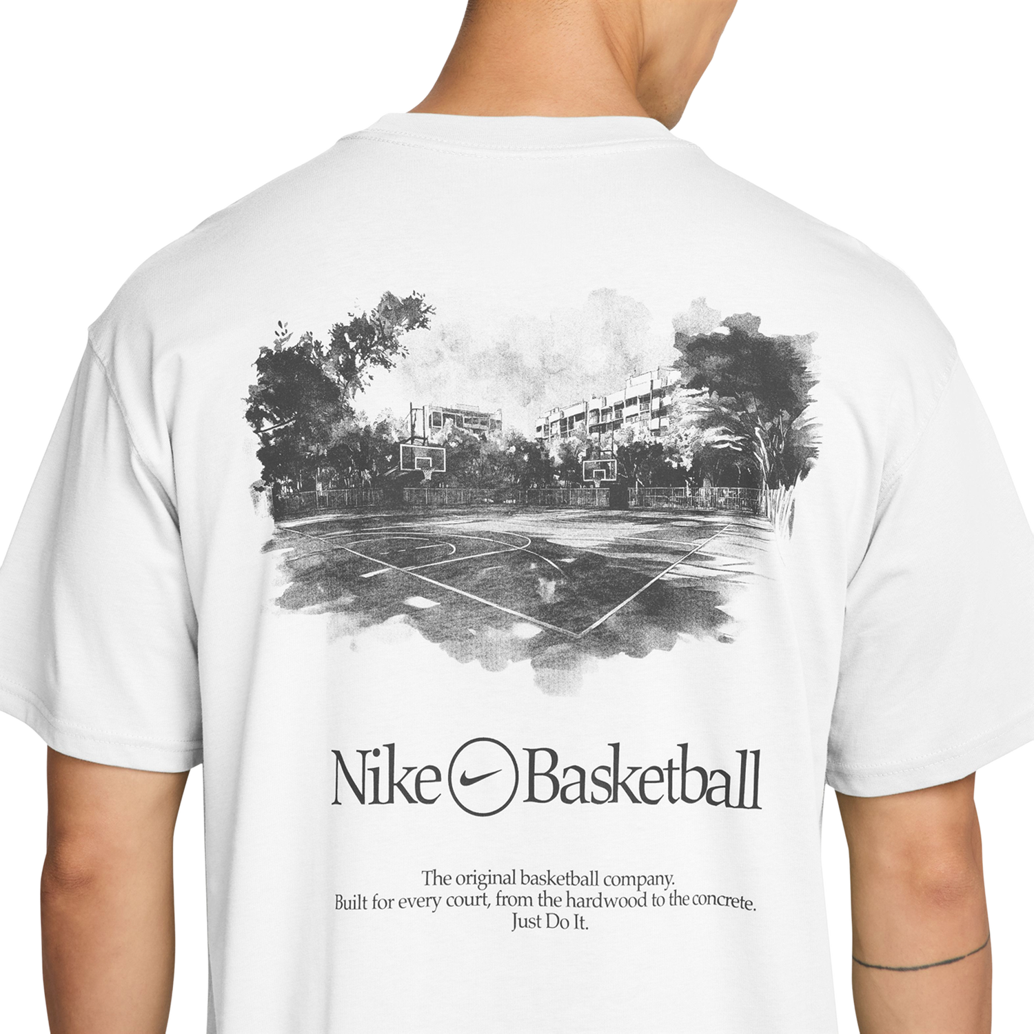 Nike M90 OC Loose T-Shirt - Men's - White/Black