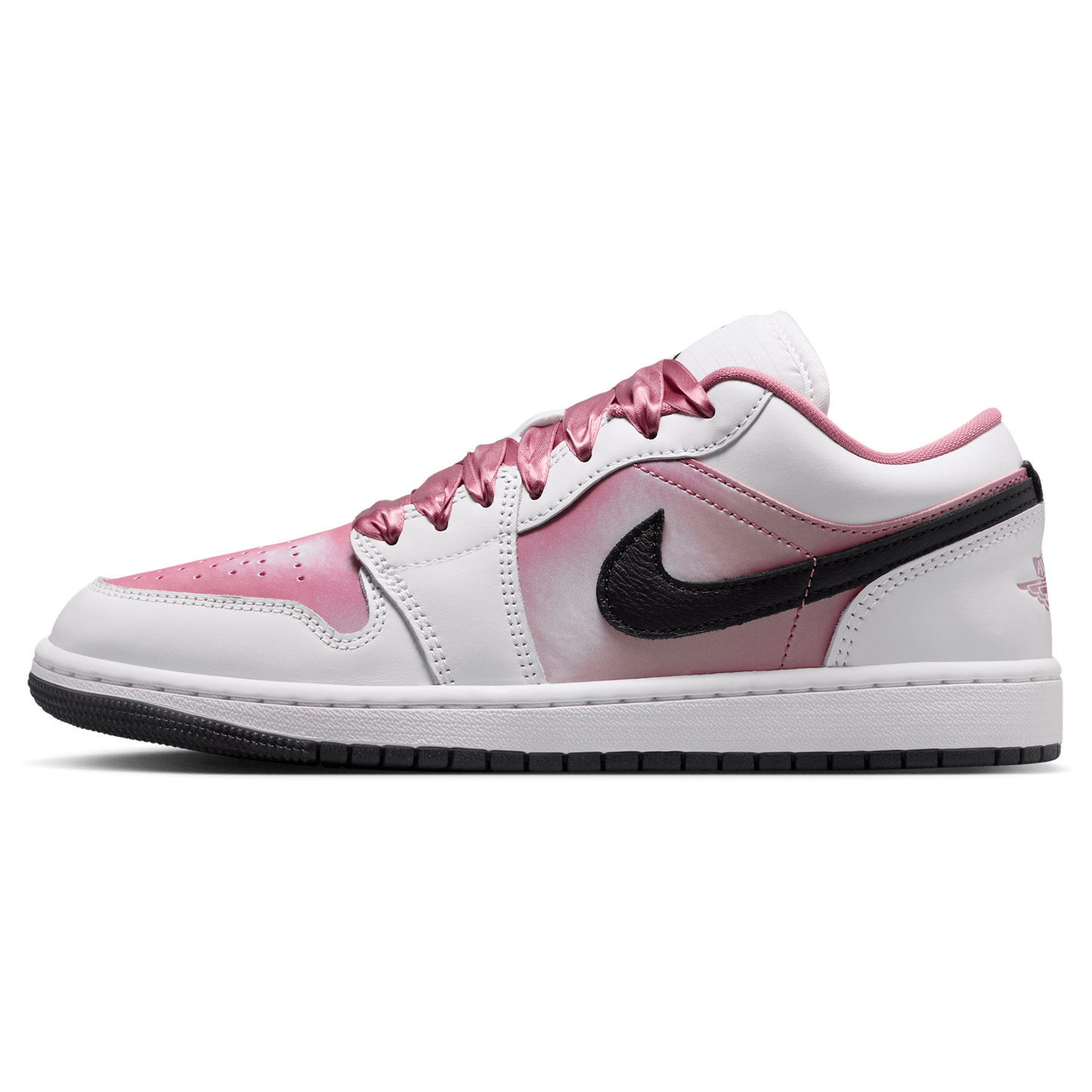 Jordan AJ 1 Low SE - Women's - Black/White/Desert Berry