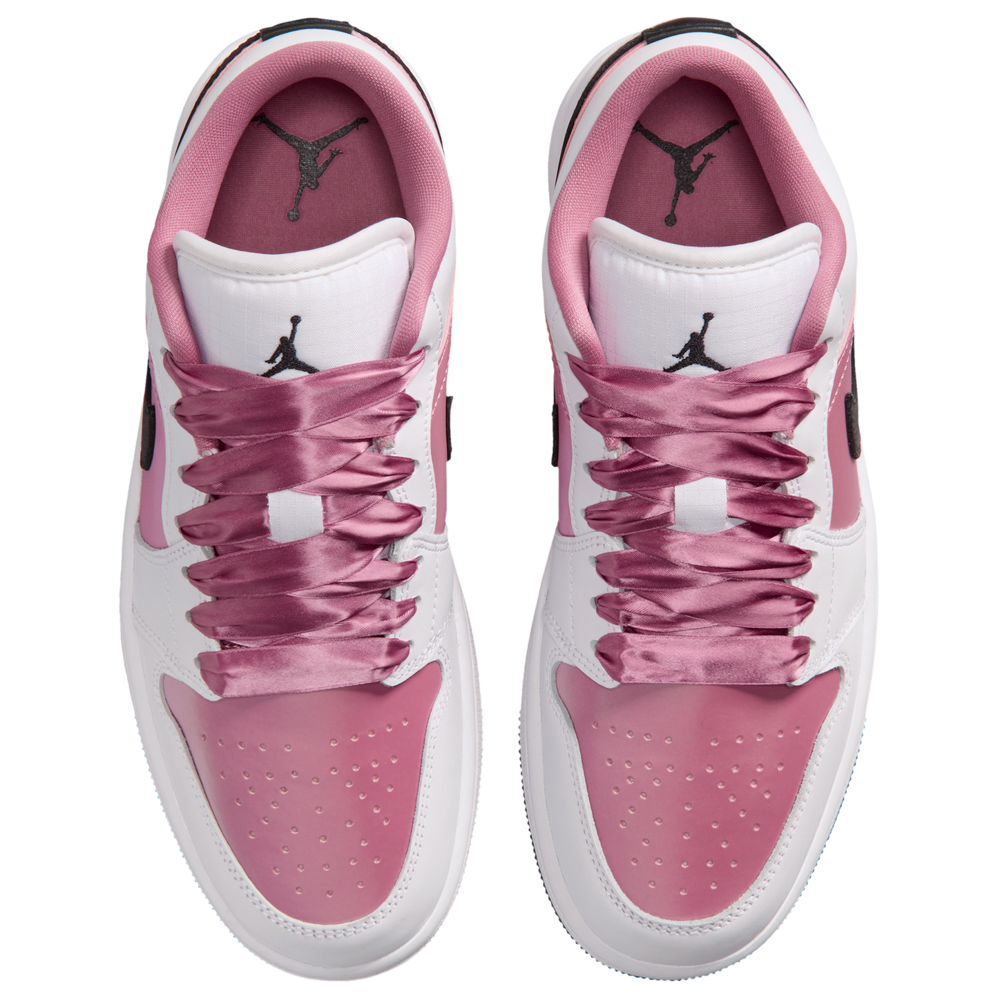 Jordan AJ 1 Low SE - Women's - Black/White/Desert Berry