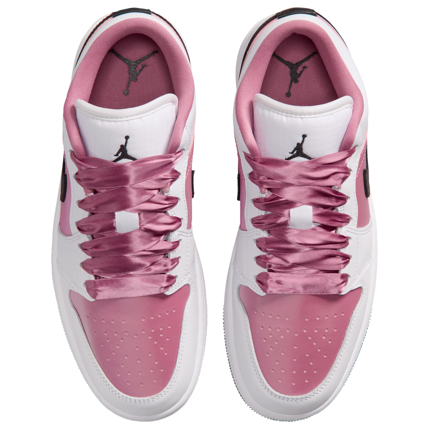 Jordan AJ 1 Low SE - Women's - Black/White/Desert Berry