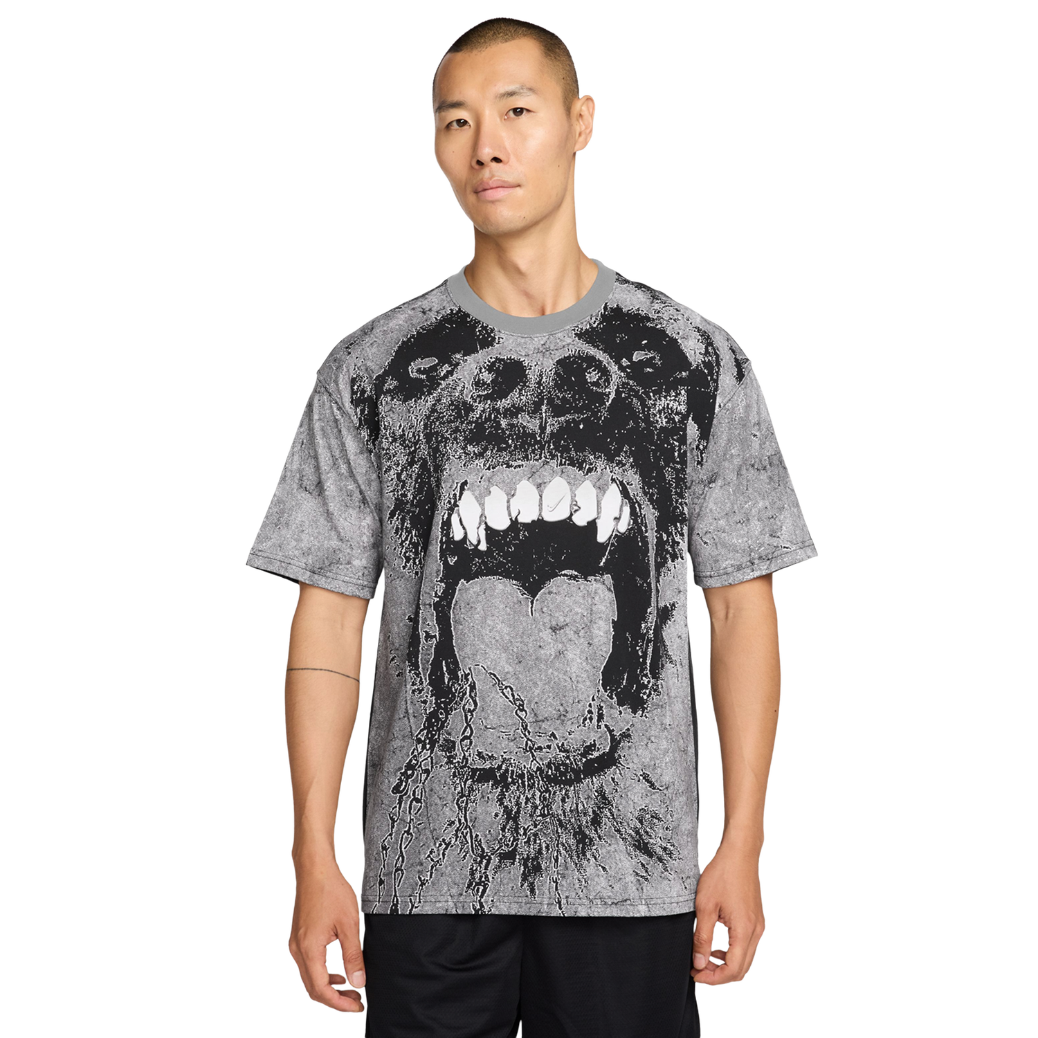 Nike M90 OC Loose T-Shirt - Men's - Black/Grey