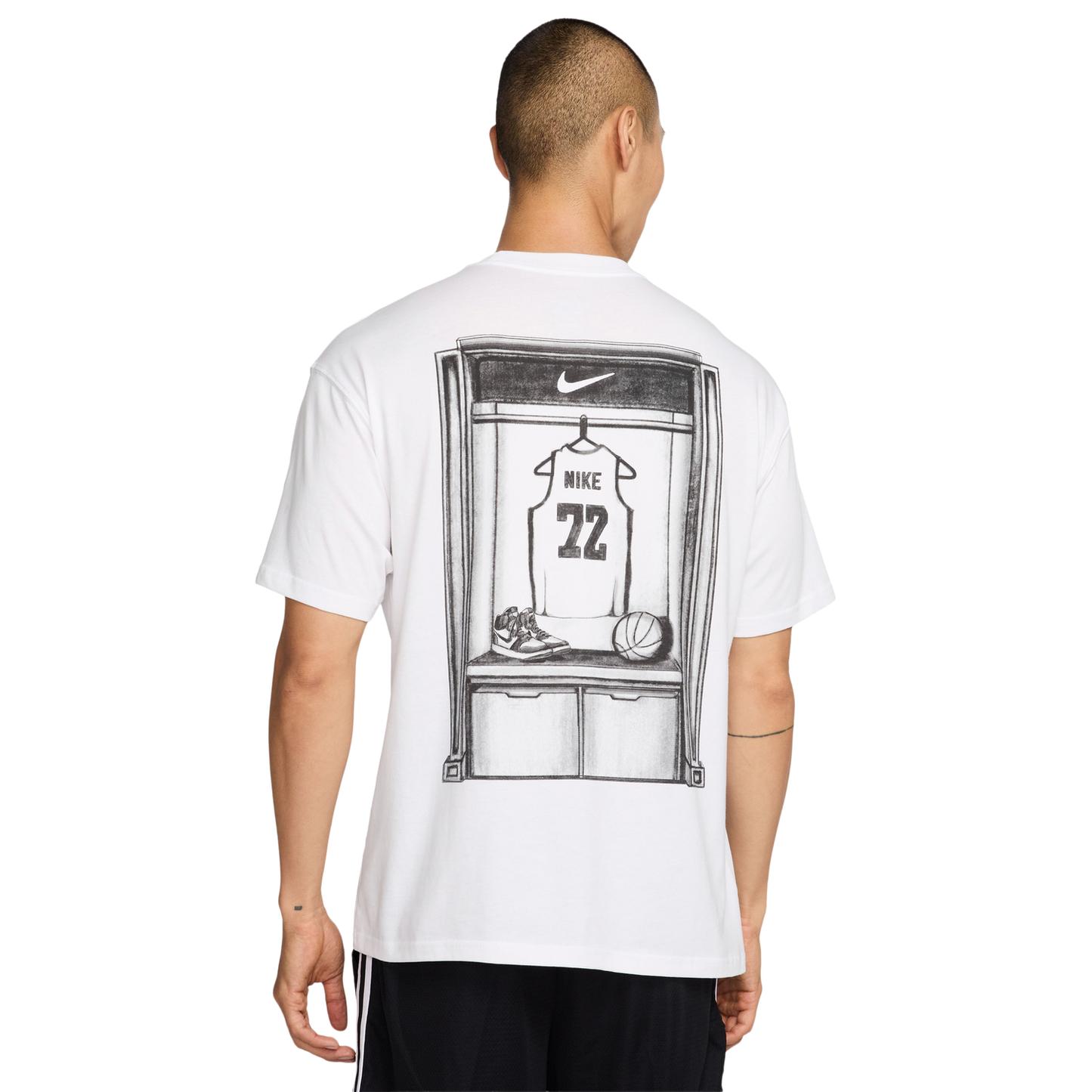 Nike OC LSE Locker T-Shirt - Men's - Black/White