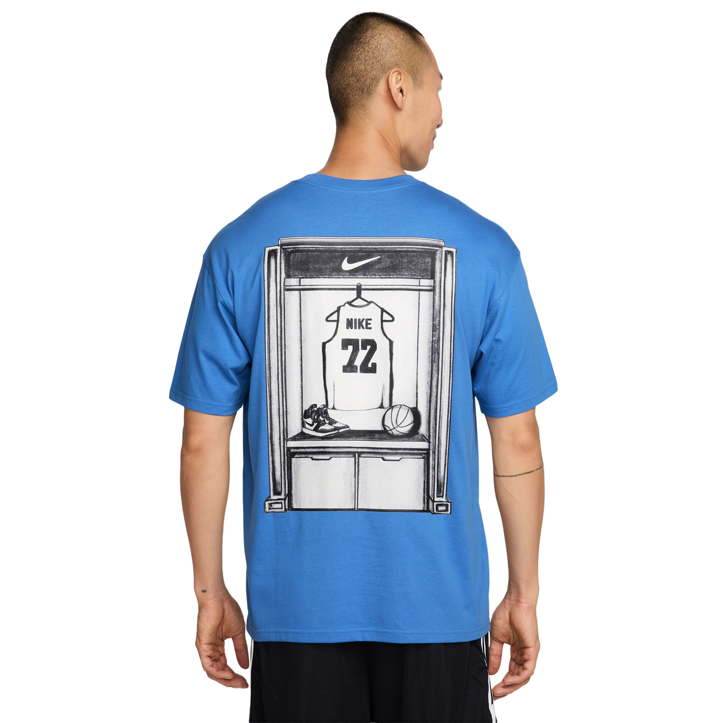 Nike OC LSE Locker T-Shirt - Men's - White/Pacific Blue