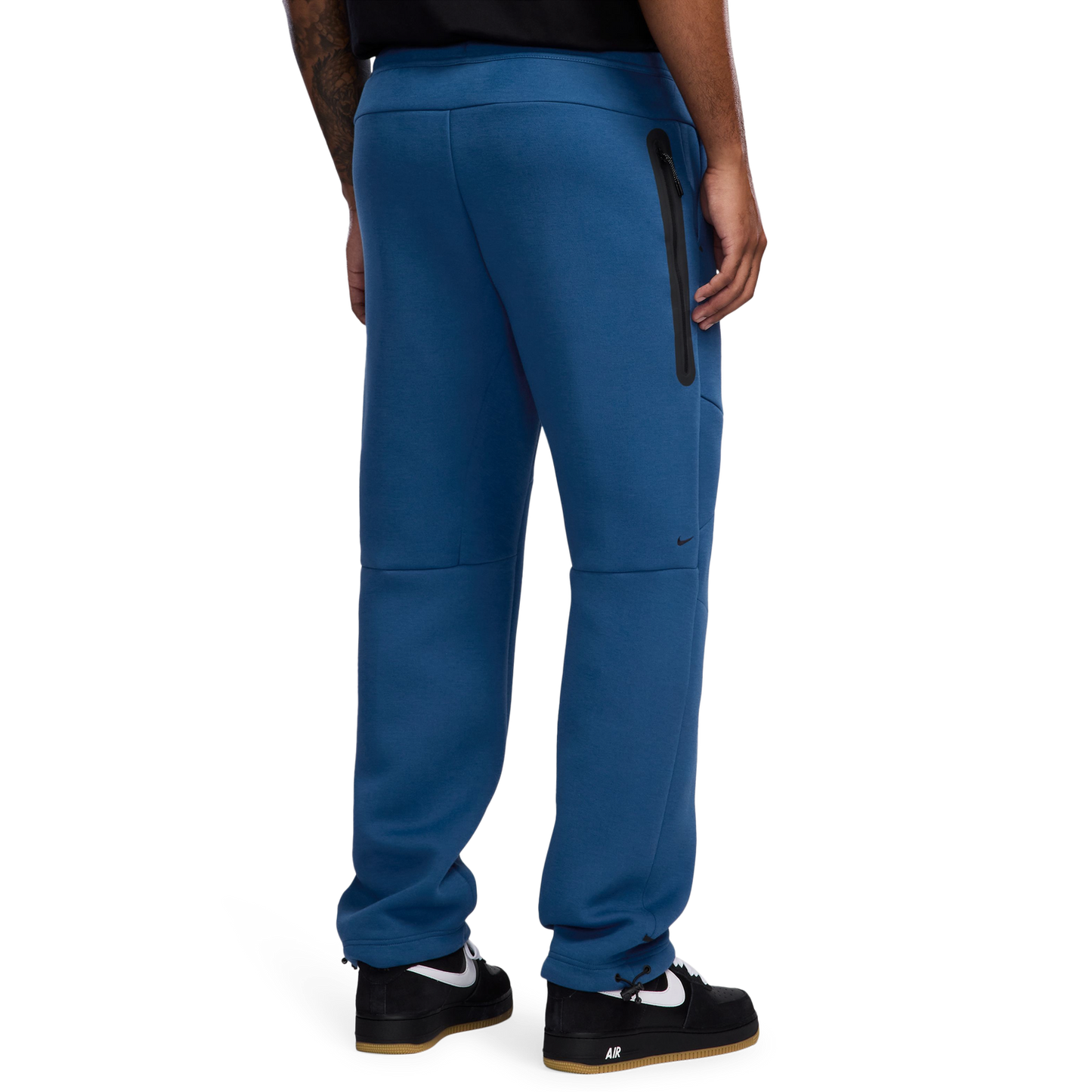 Nike Tech Fleece Open Hem Pants - Men's - Blue/Black