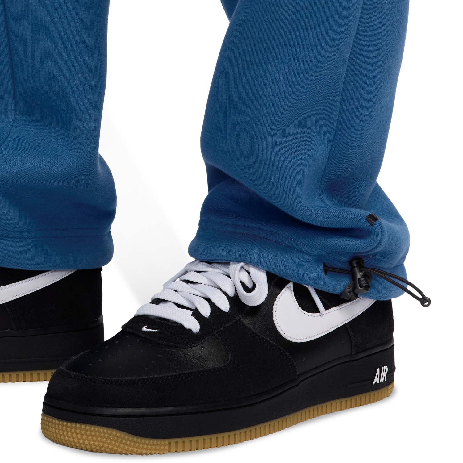Nike Tech Fleece Open Hem Pants - Men's - Blue/Black