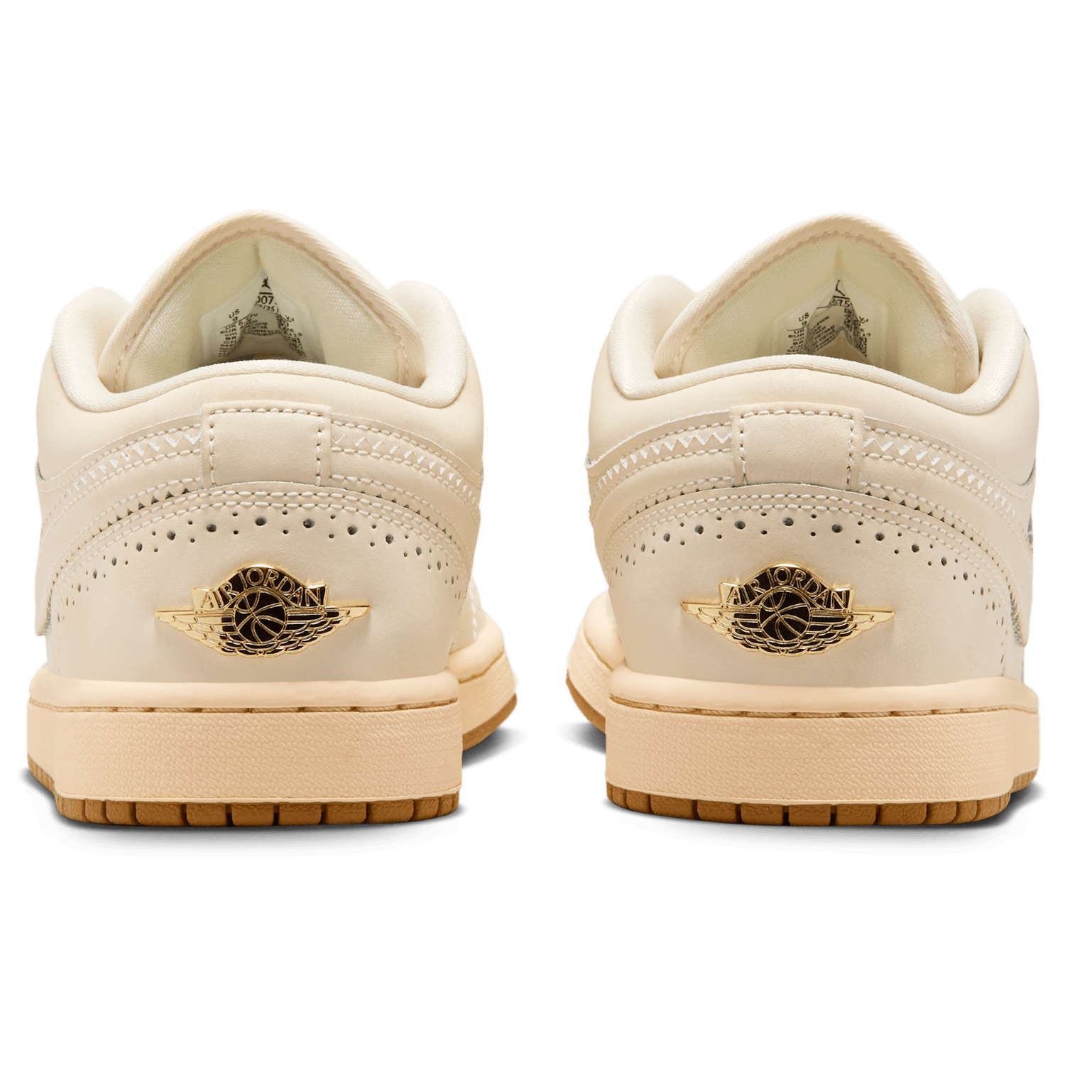 Jordan AJ 1 Low SE V2 - Women's - Chalk/Chalk/Metallic Gold