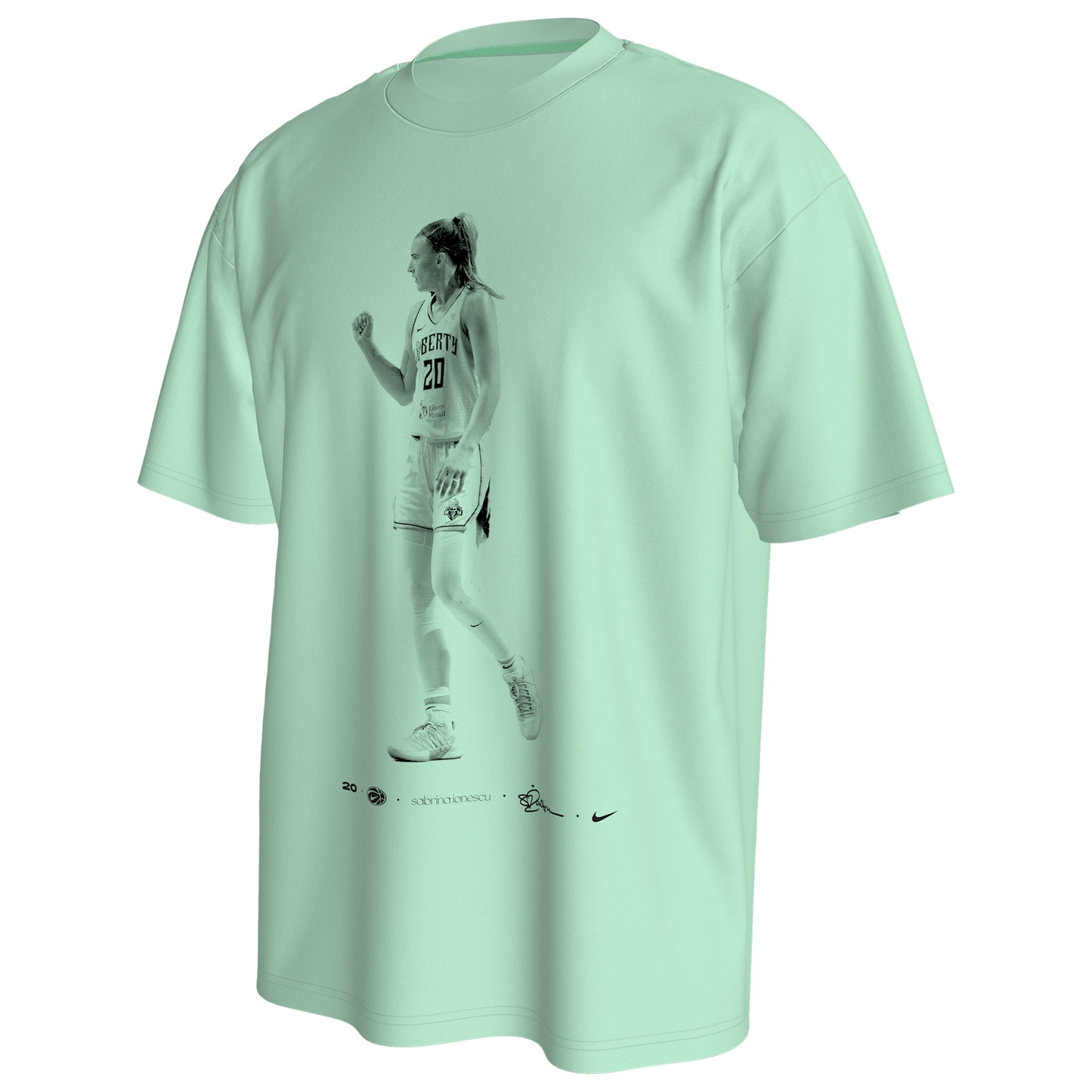 Nike Sabrina SS Tee - Women's - Mint Foam
