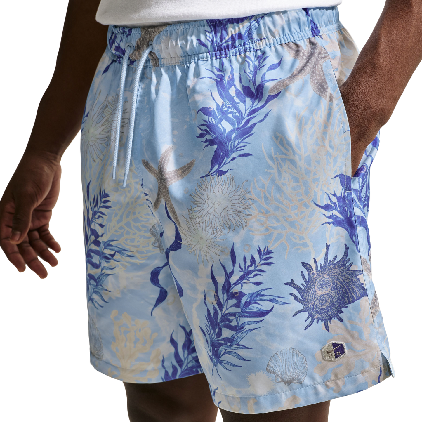 Nike Club Spring B Flow Short - Men's - Blue/Tan