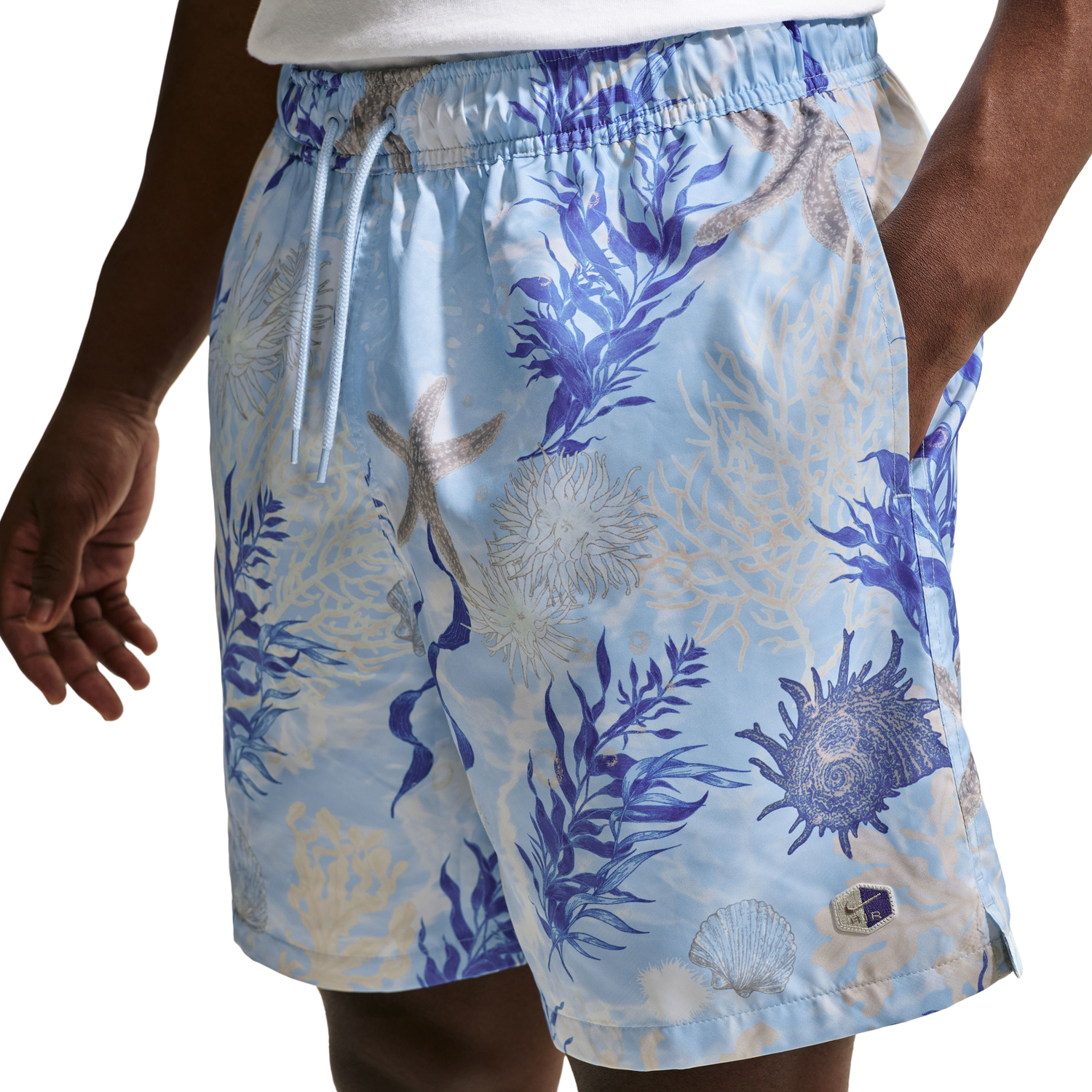 Nike Club Spring B Flow Short - Men's - Blue/Tan