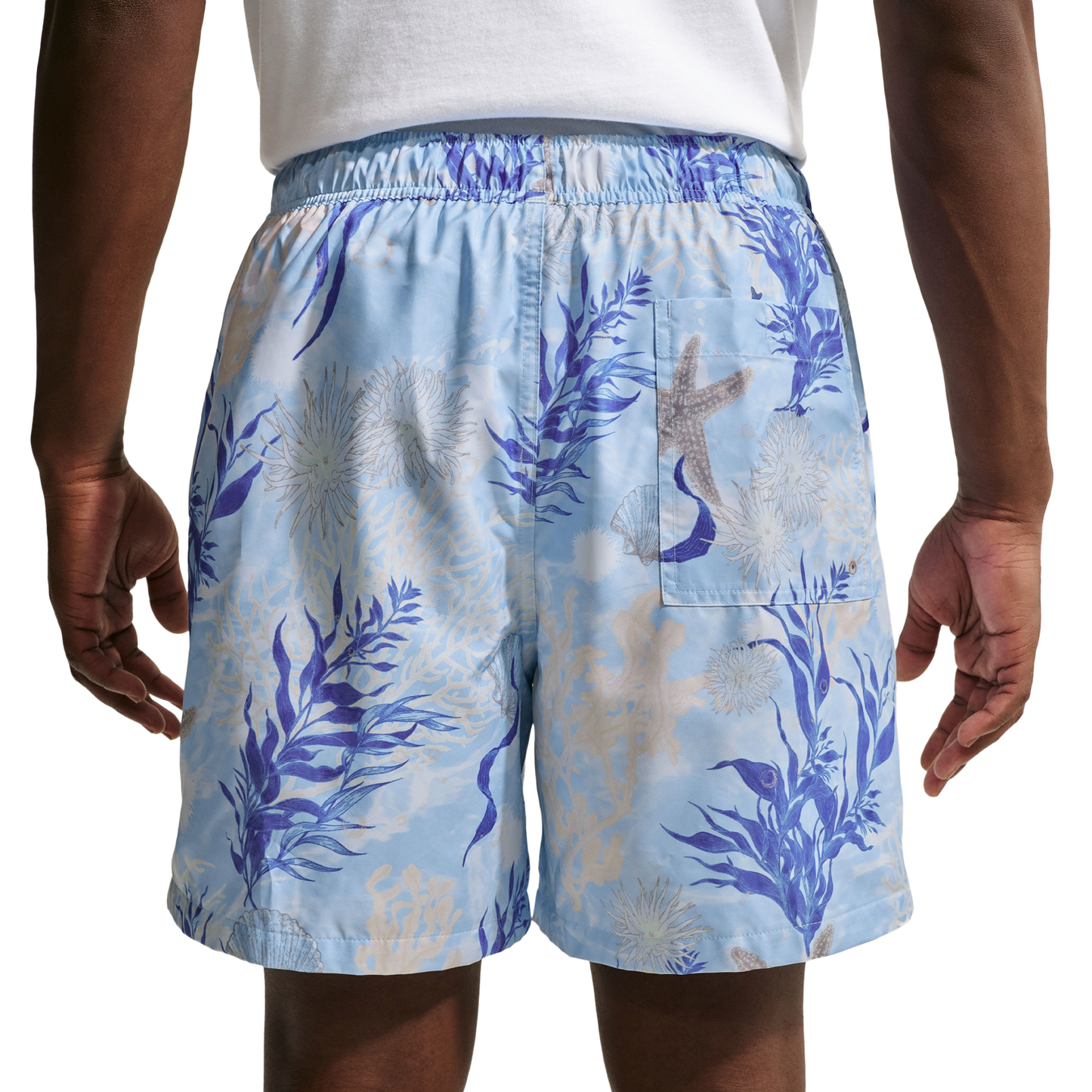 Nike Club Spring B Flow Short - Men's - Blue/Tan