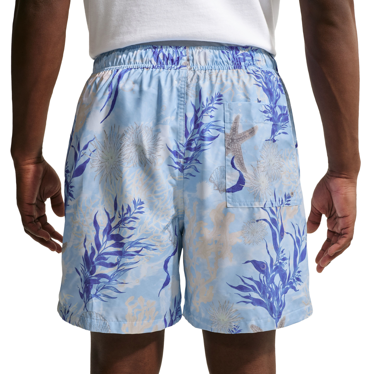 Nike Club Spring B Flow Short - Men's - Blue/Tan
