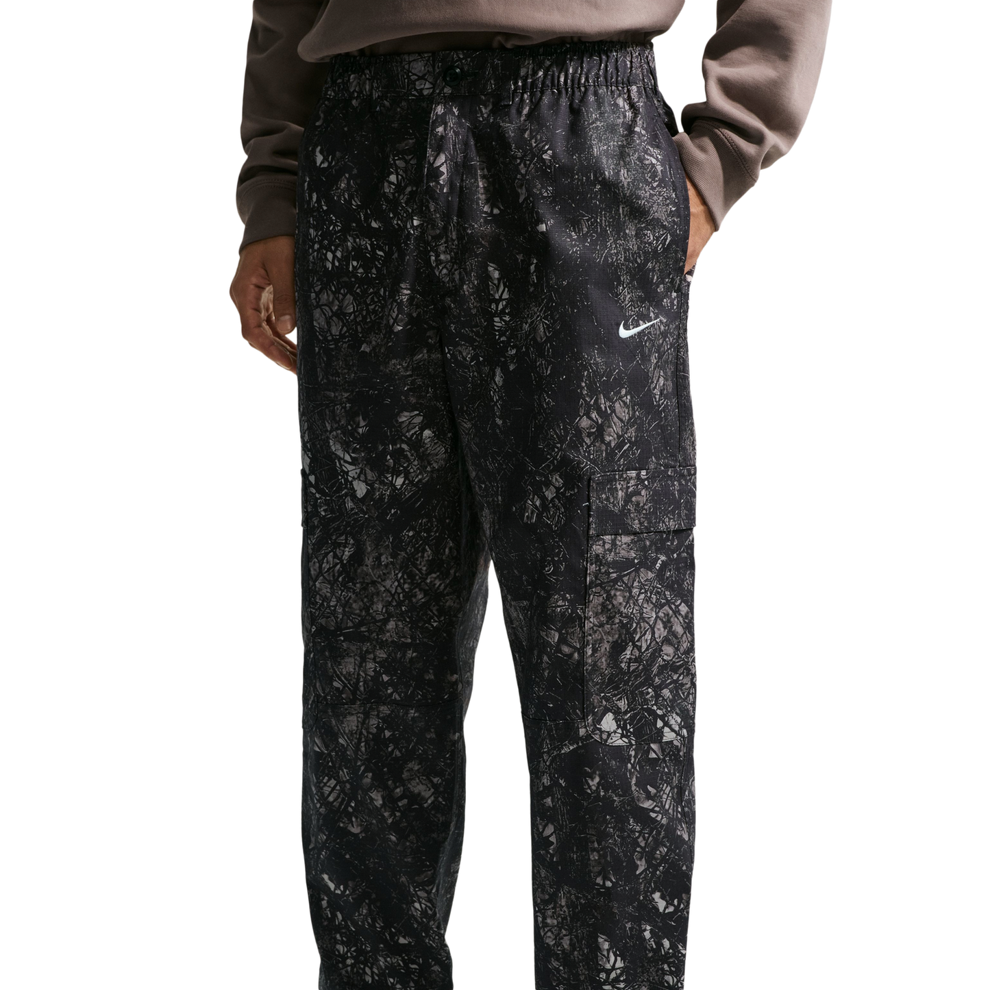 Nike Club Woven Cargo Pants - Men's - Black/Black