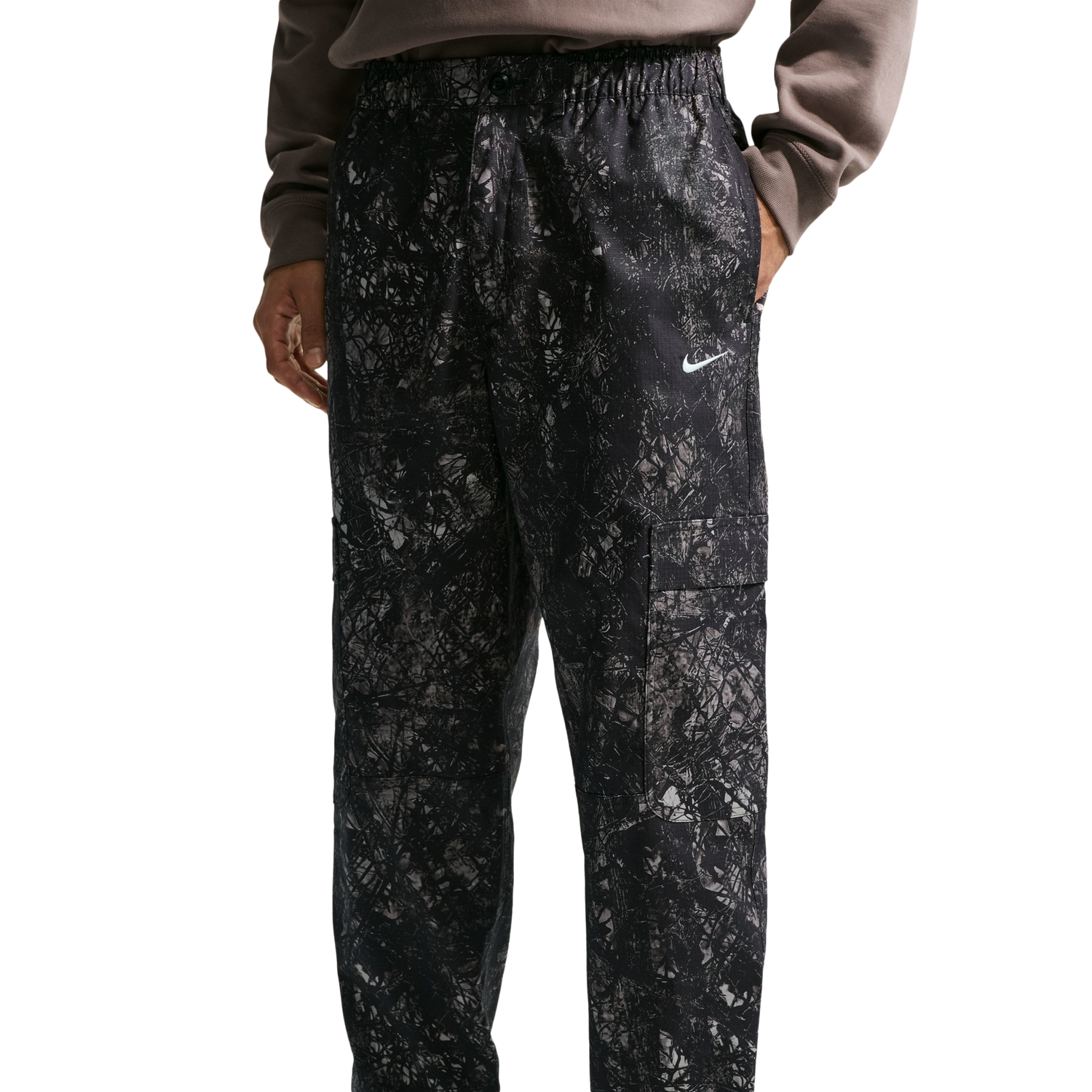 Nike Club Woven Cargo Pants - Men's - Black/Black