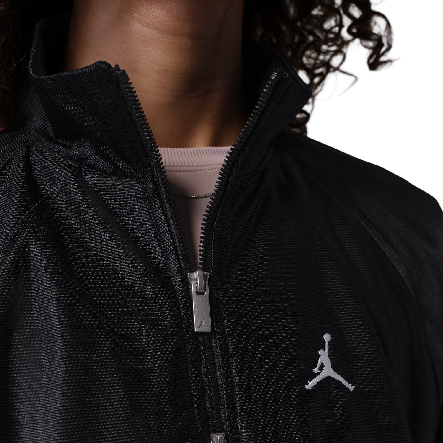 Jordan Brooklyn Track Jacket - Women's - Black/White
