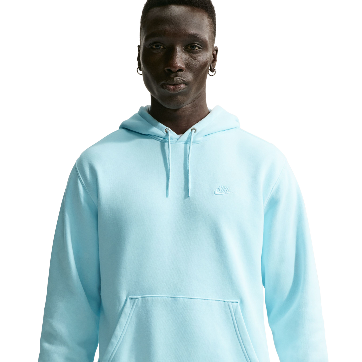 Nike CWash Club Basketball Hoodie - Men's - Blue/Blue