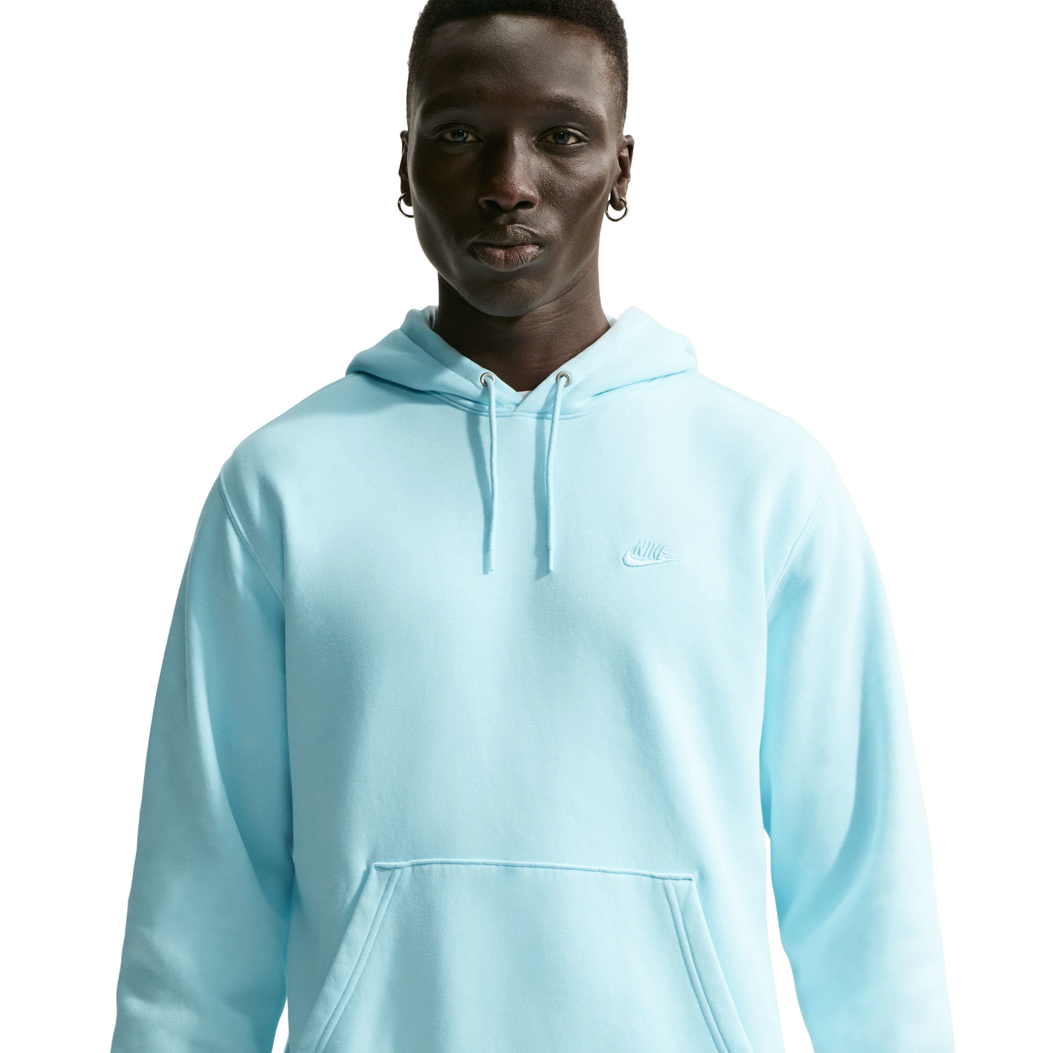 Nike CWash Club Basketball Hoodie - Men's - Blue/Blue