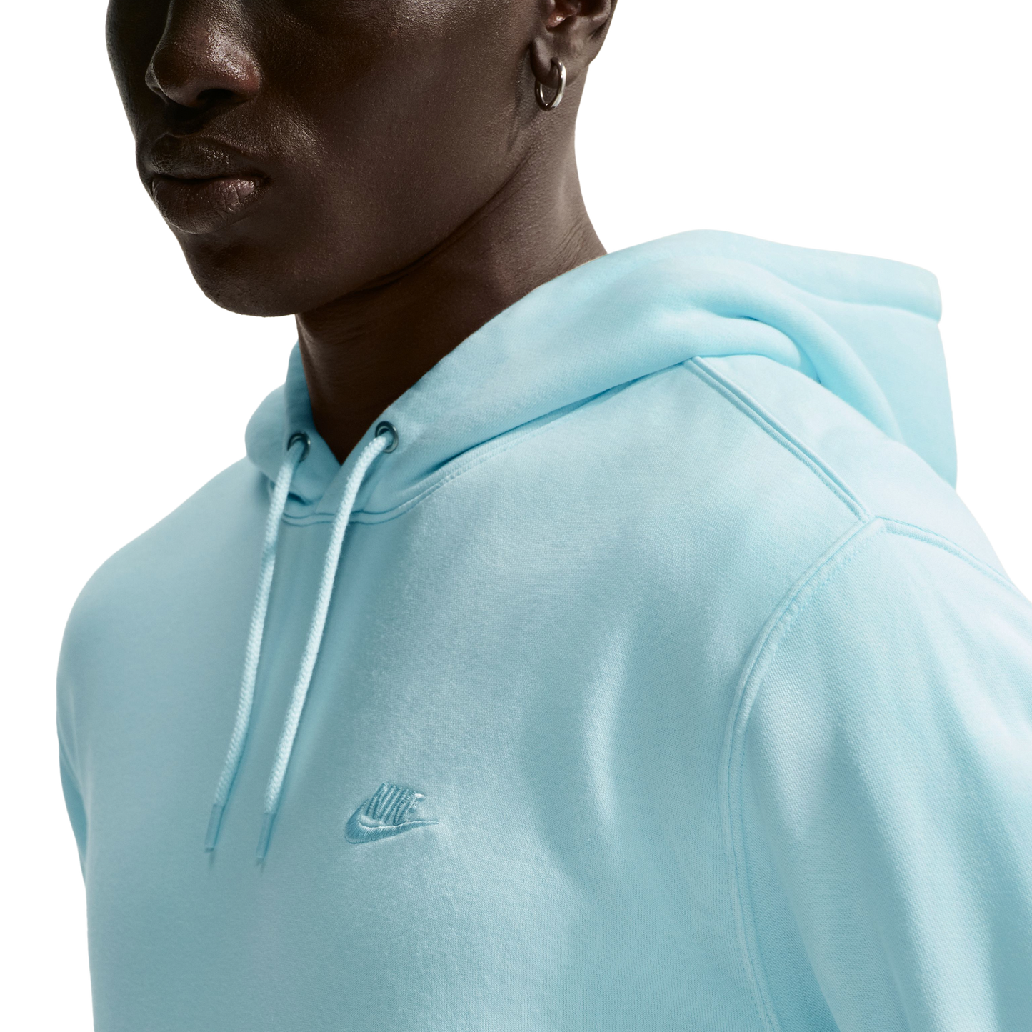 Nike CWash Club Basketball Hoodie - Men's - Blue/Blue